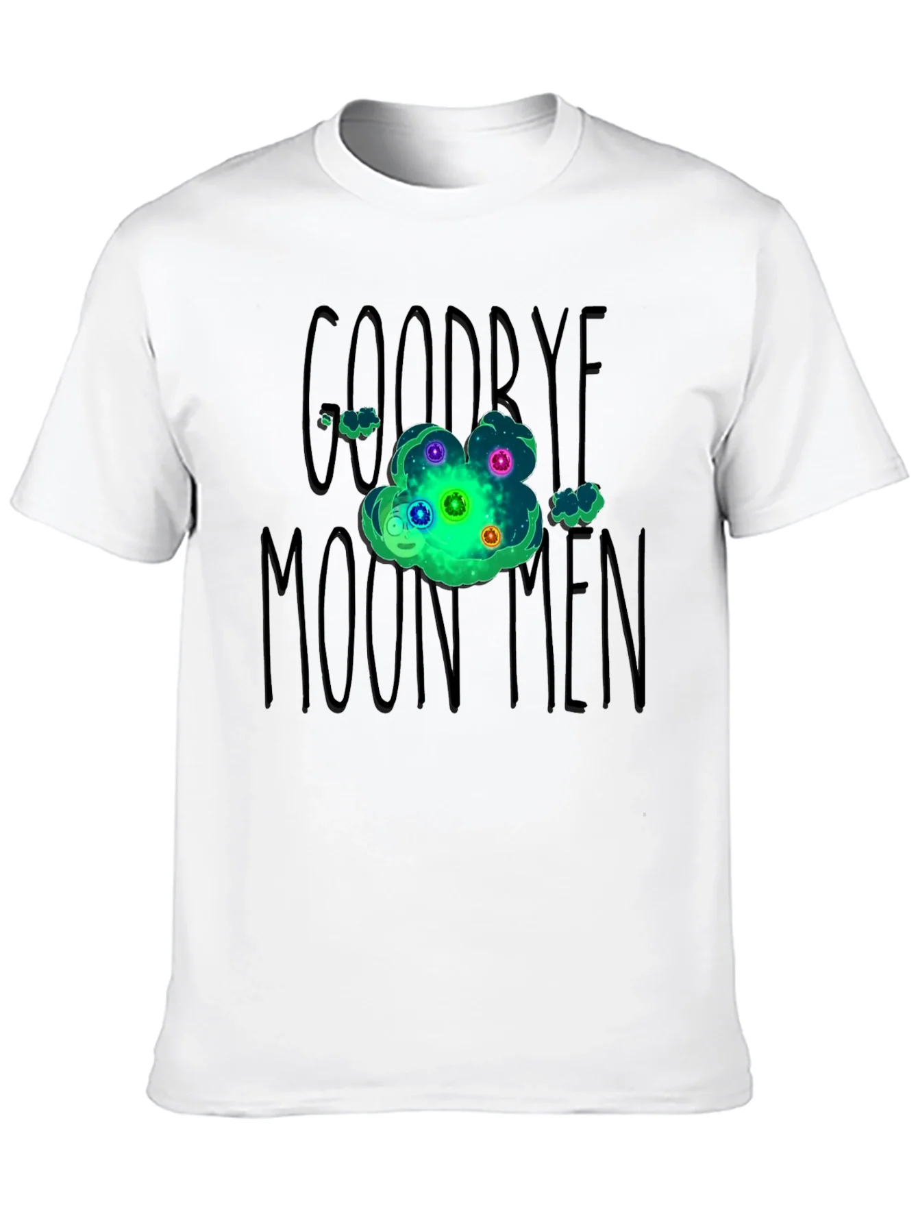 Goodbye Moonmen Rick and Morty Graphic T-Shirt