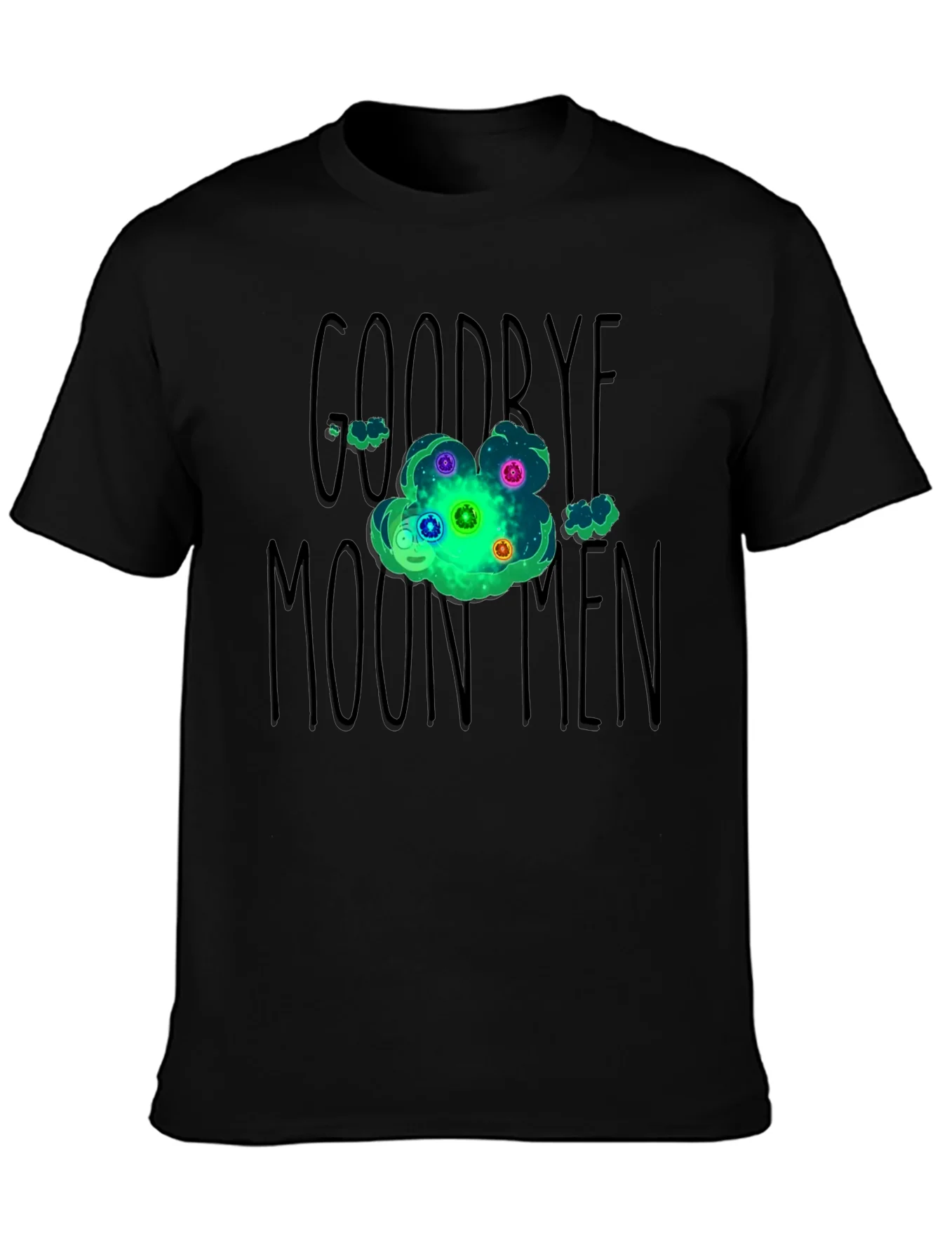 Goodbye Moonmen Rick and Morty Graphic T-Shirt