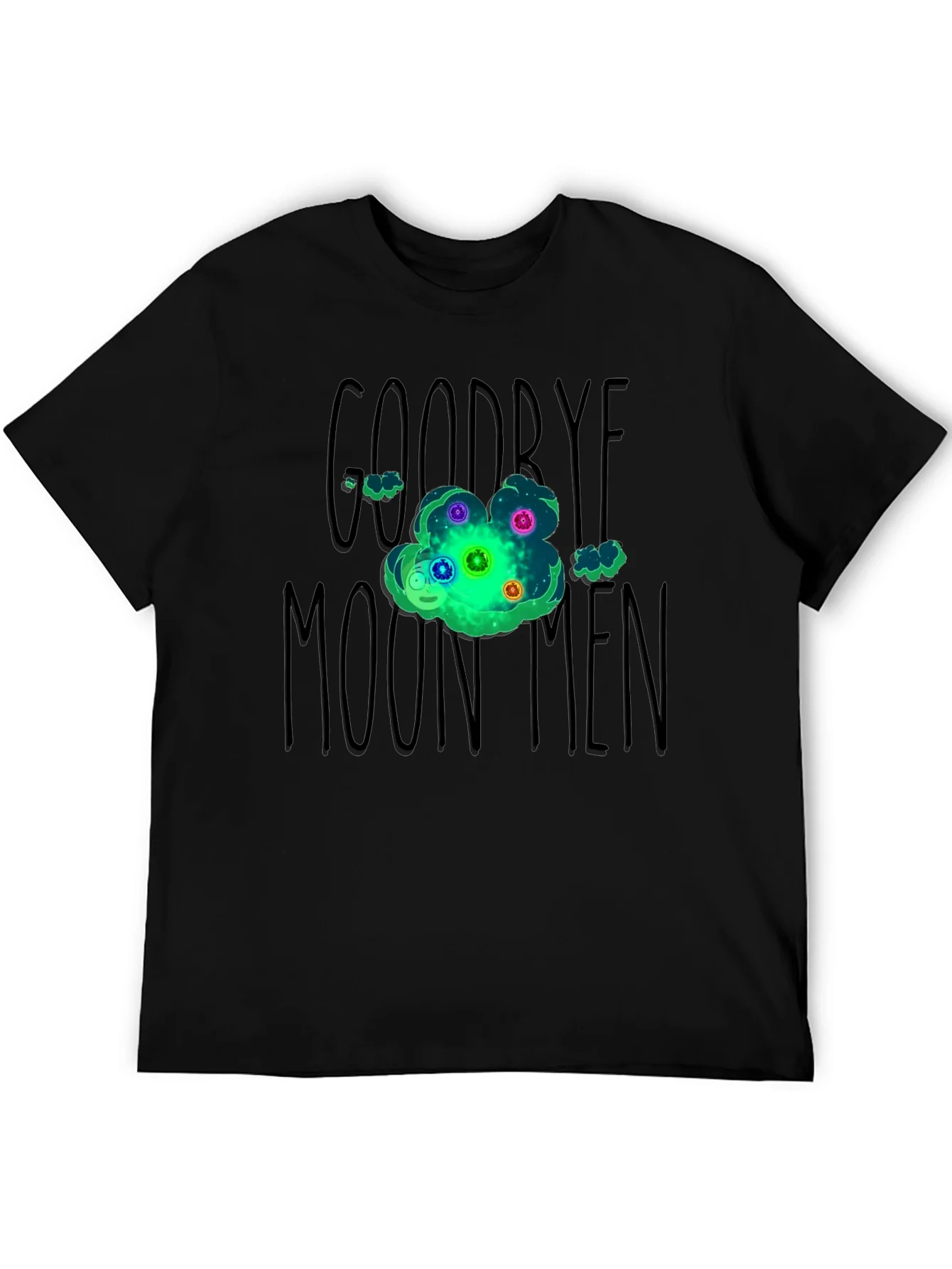 Goodbye Moonmen Rick and Morty Graphic T-Shirt