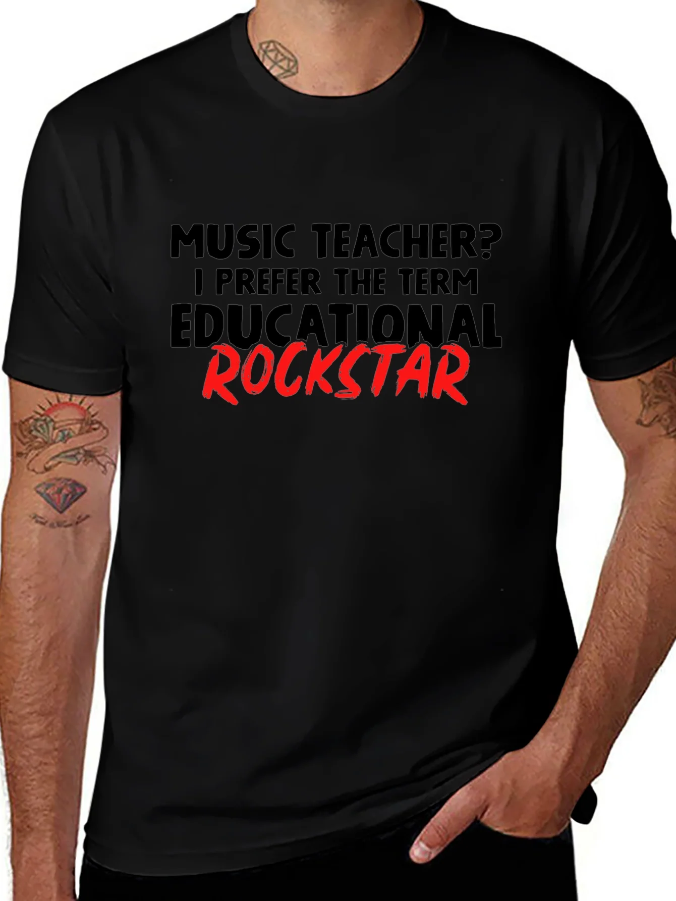Music Teacher Educational Rockstar T-Shirt
