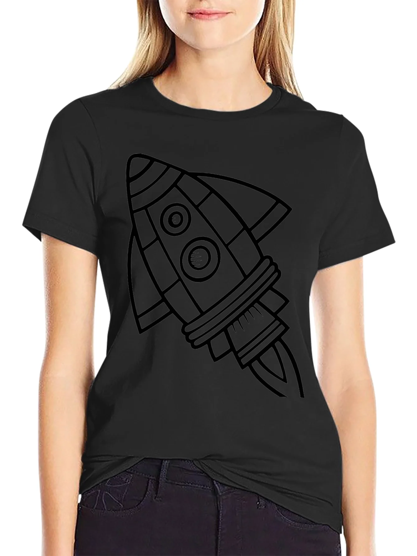 Rocket Graphic T-Shirt - Space Adventure Tee