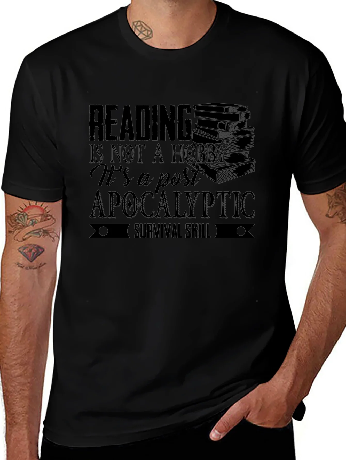 Reading is Survival Skill T-Shirt
