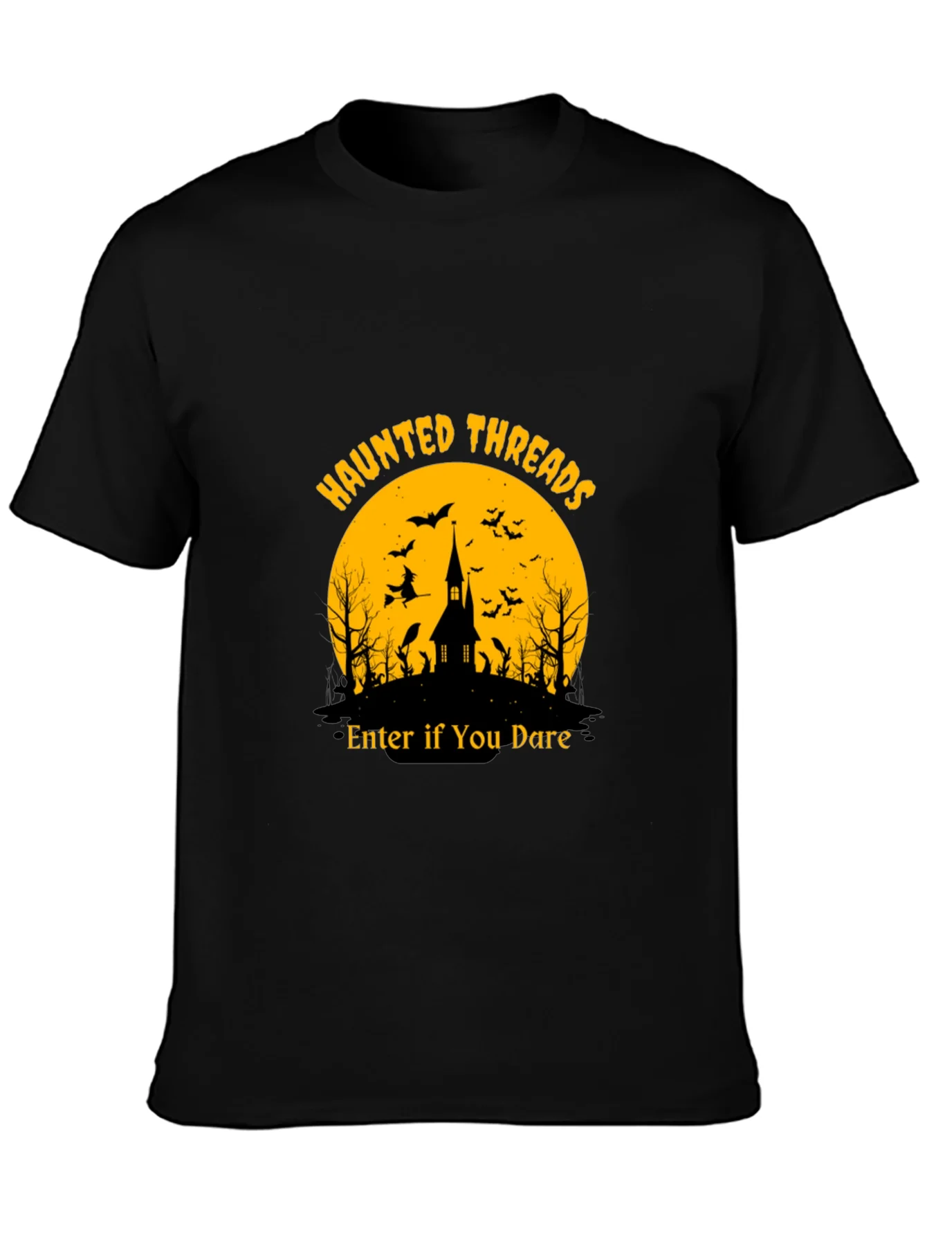 Haunted Threads Halloween T-Shirt