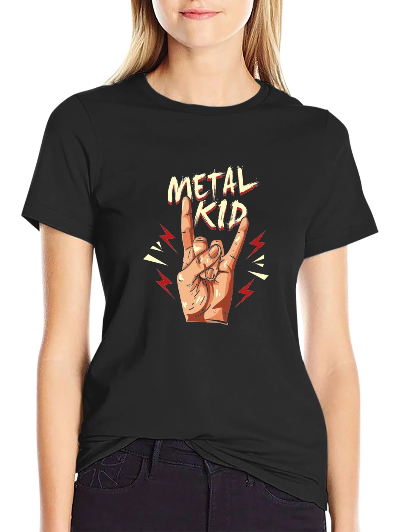 Metal Kid T-Shirt - Rock On Graphic Tee