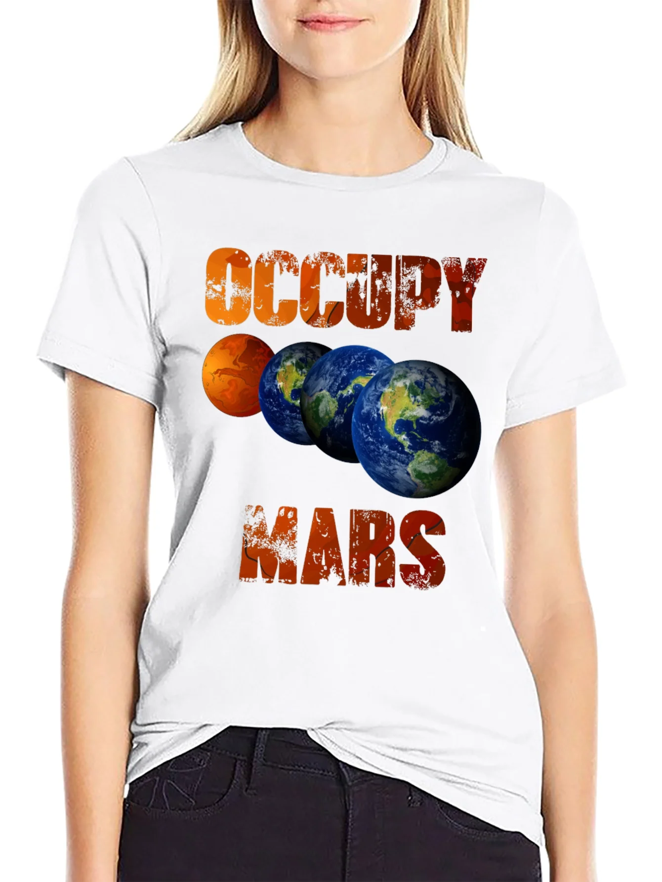 Occupy Mars T-Shirt - Planets & Space Design