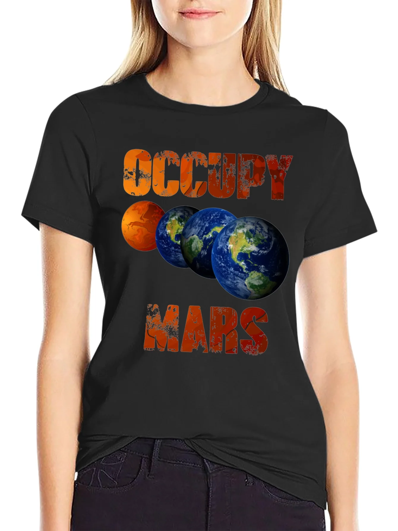 Occupy Mars T-Shirt - Planets & Space Design