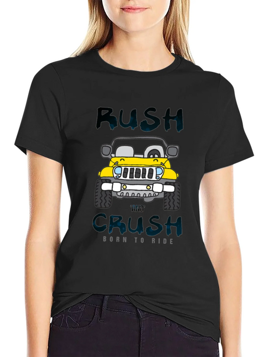 Rush and Crush Born to Ride Graphic T-Shirt