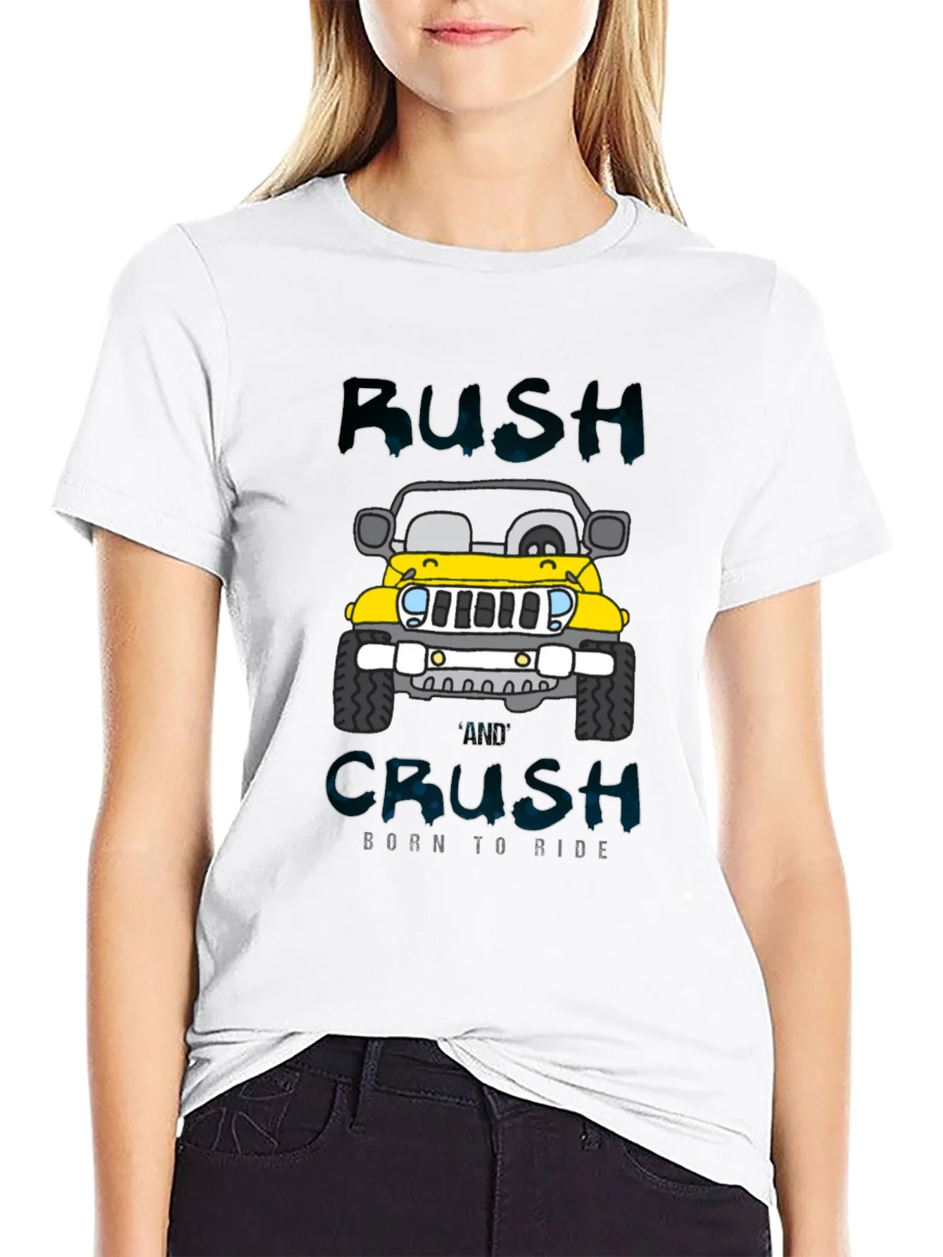 Rush and Crush Born to Ride Graphic T-Shirt