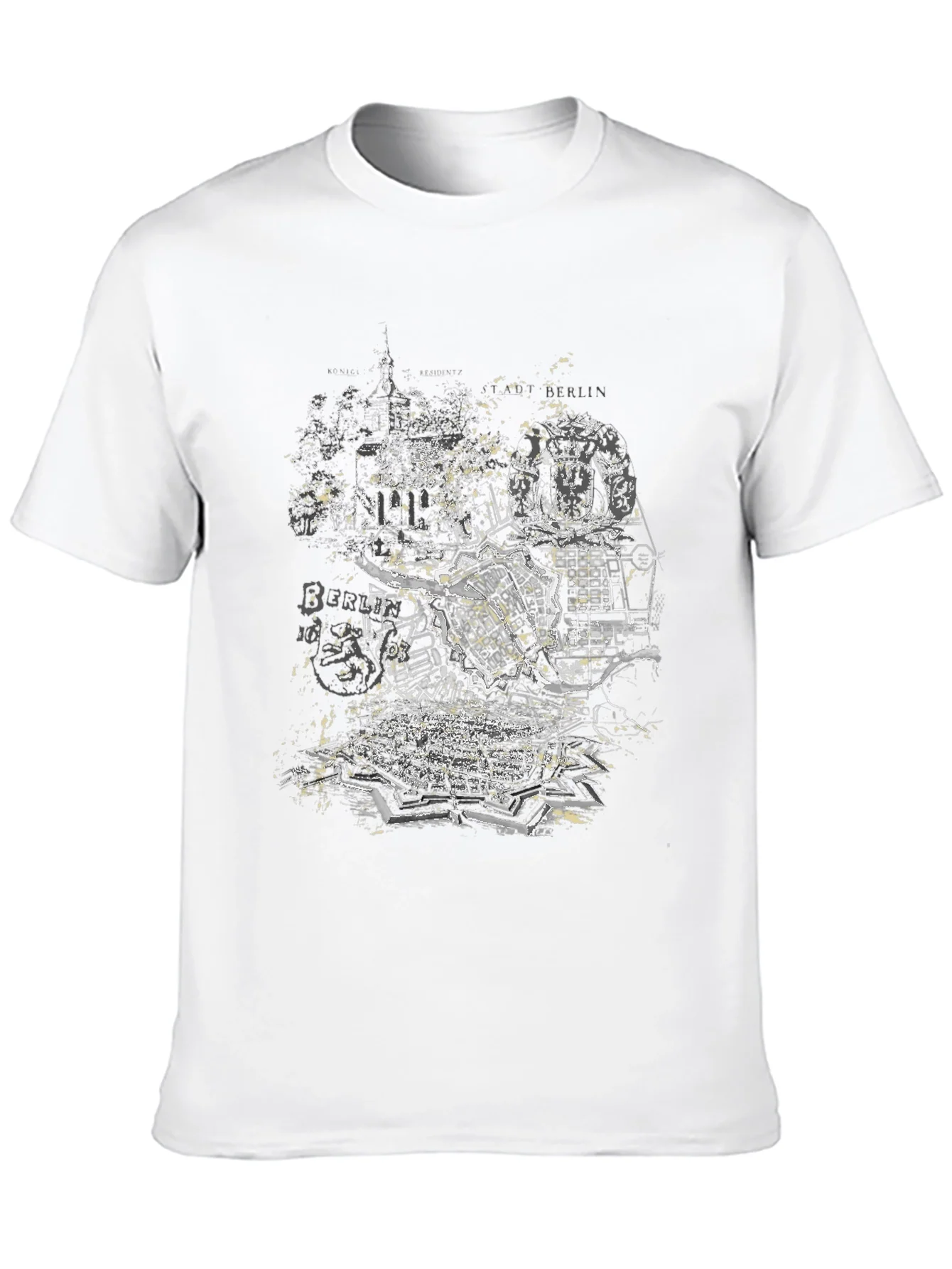 Berlin Map T-Shirt - Urban Graphic Tee