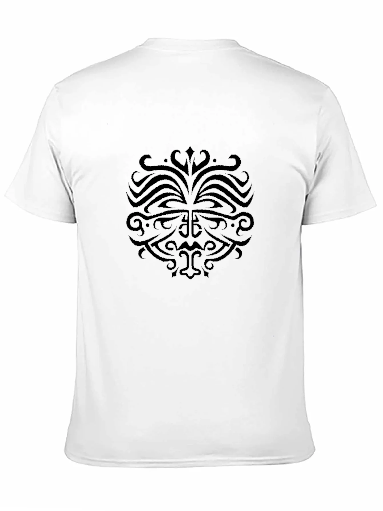 Black T-Shirt with Tribal Inspired Design