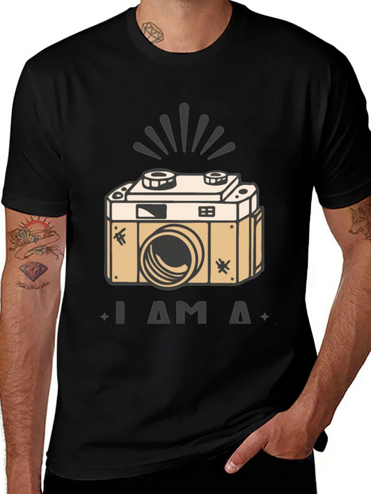 Vintage Camera T-Shirt - I am a Camera