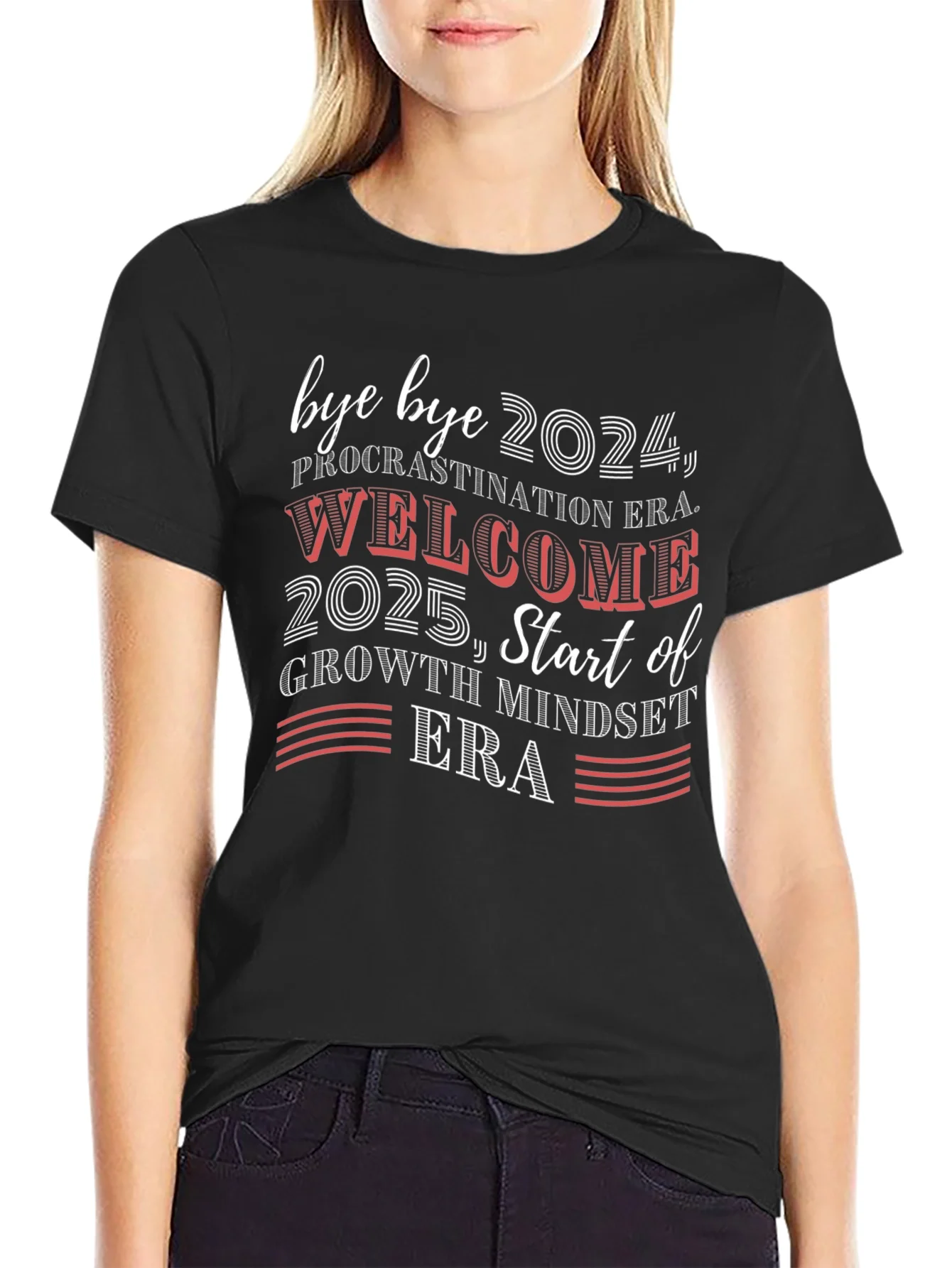 Bye Bye 2024 Welcome 2025 Graphic Tee