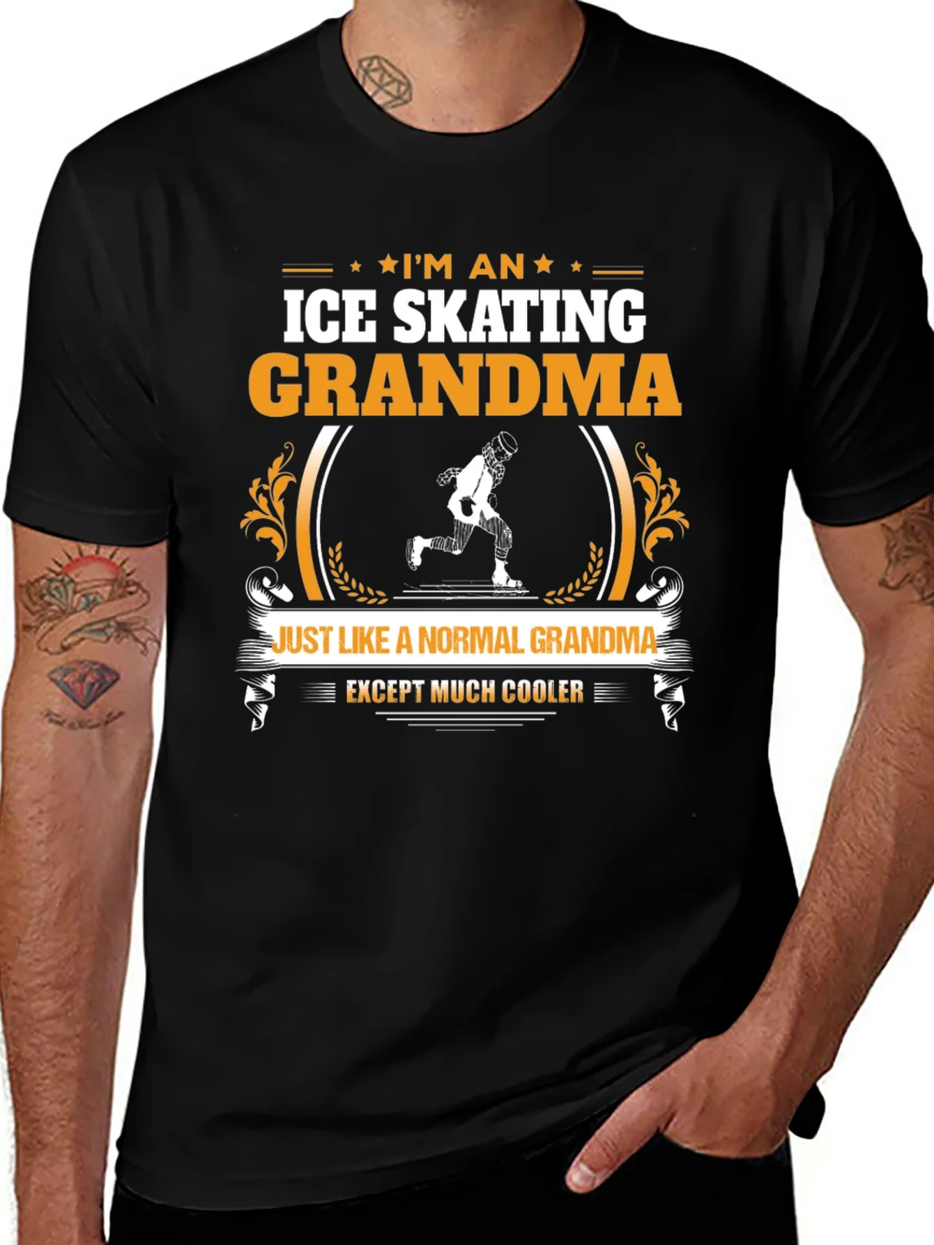 Ice Skating Grandma T-Shirt