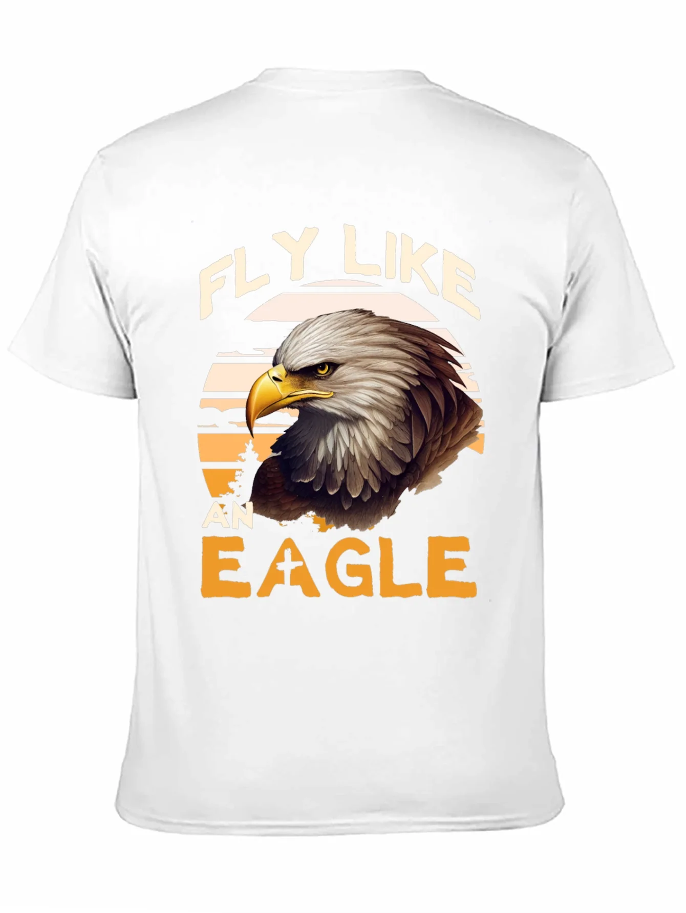 Fly Like an Eagle Graphic Tee - Black