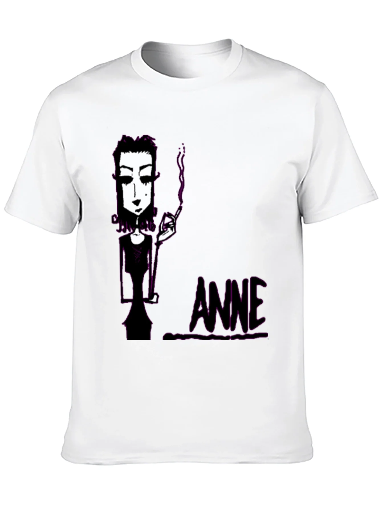 Anne Cartoon Graphic Tee - Unique Casual Style