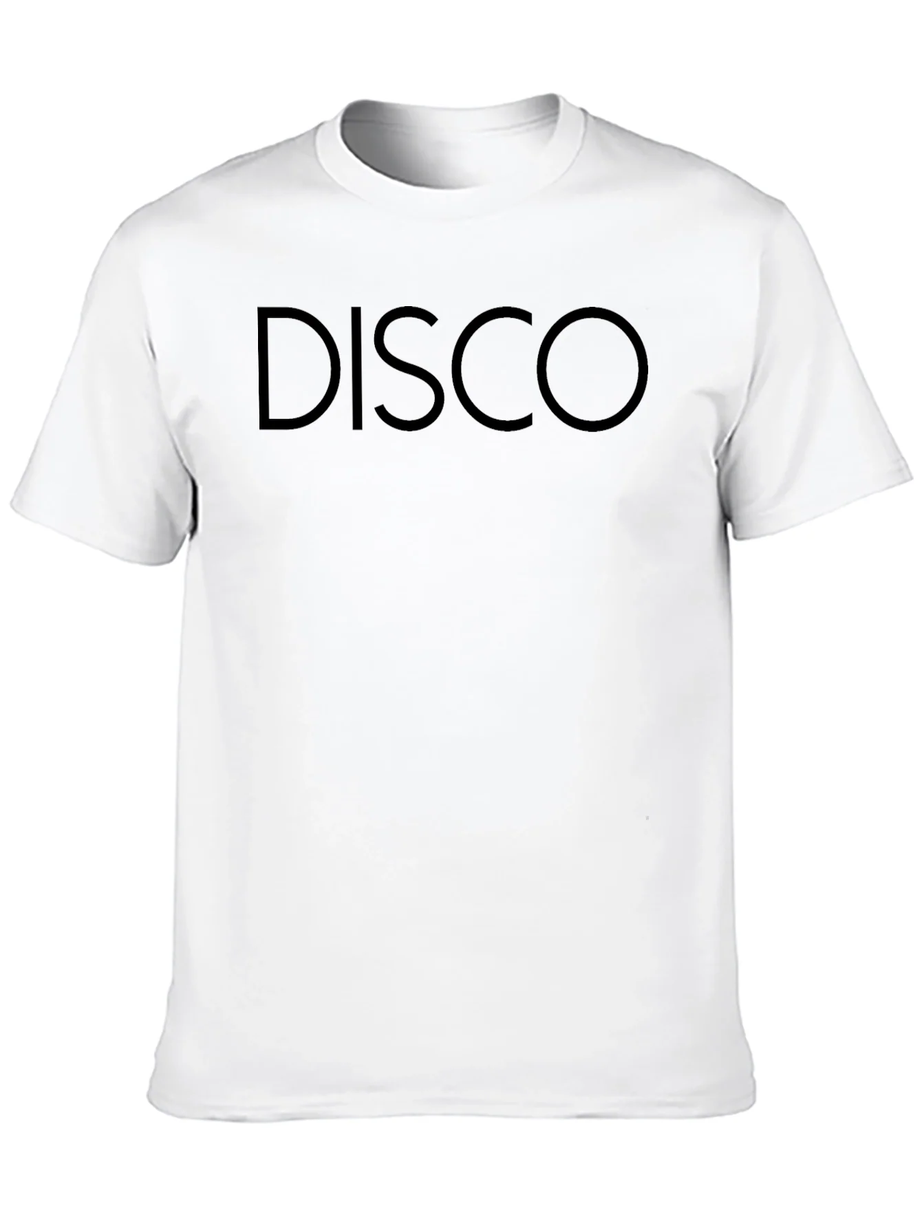 Mens Black Disco Graphic T-Shirt