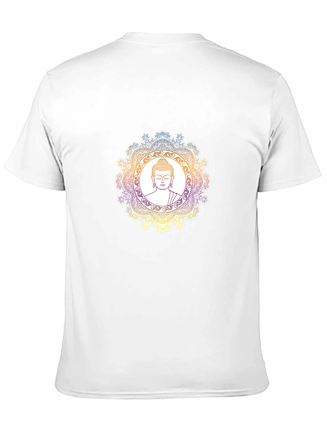 Buddha Mandala Graphic T-Shirt - Black