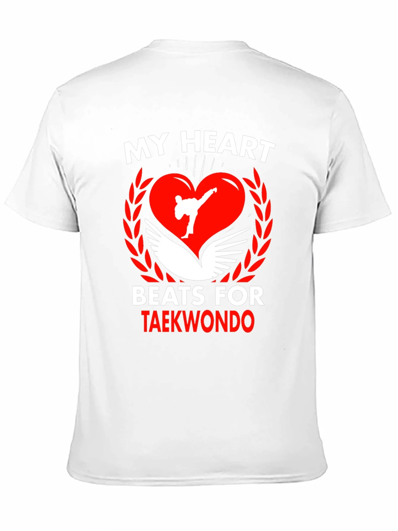 Taekwondo Heartbeat T-Shirt Martial Arts Tee