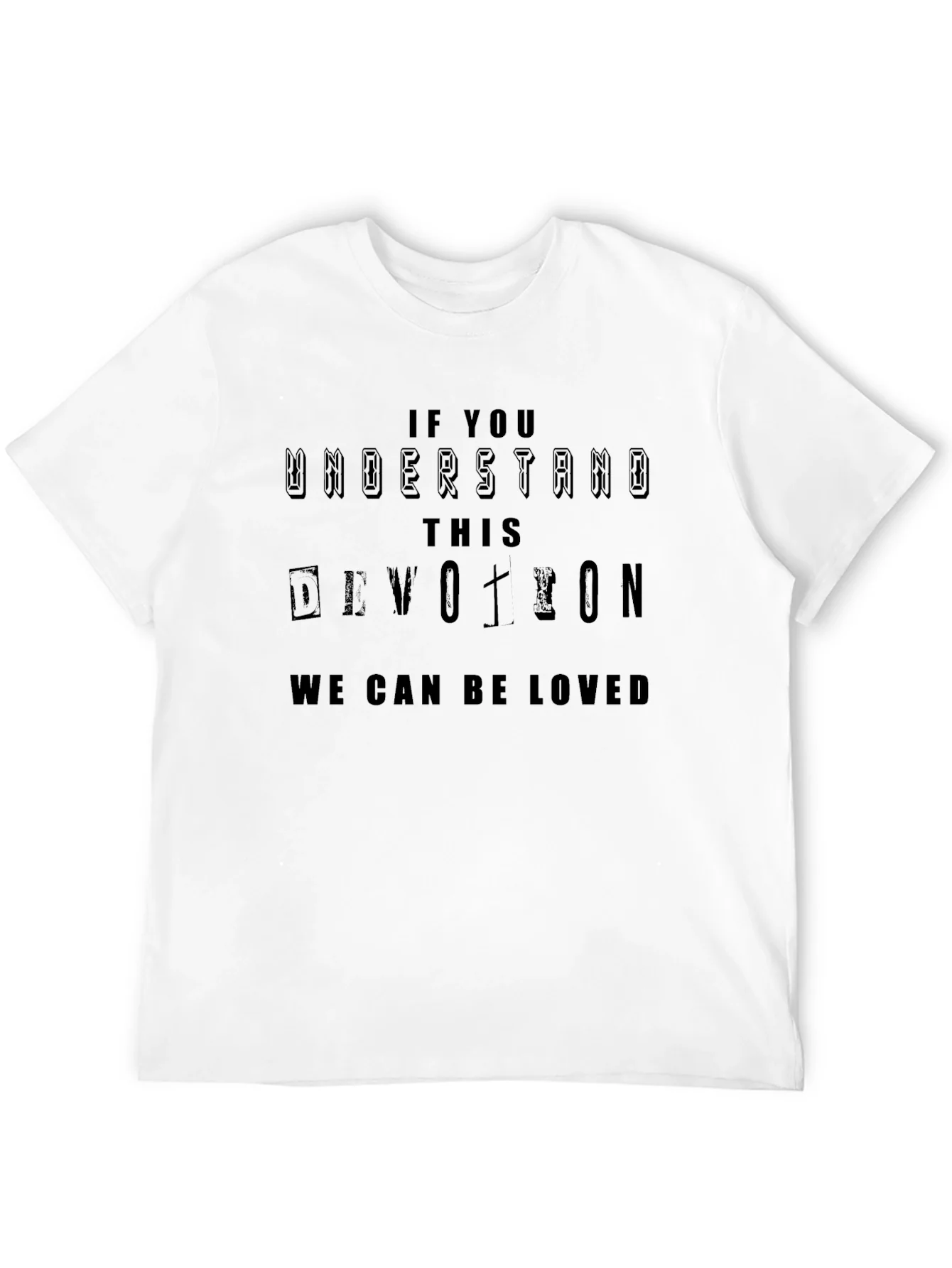Devotion Graphic T-Shirt - Unisex Black Tee