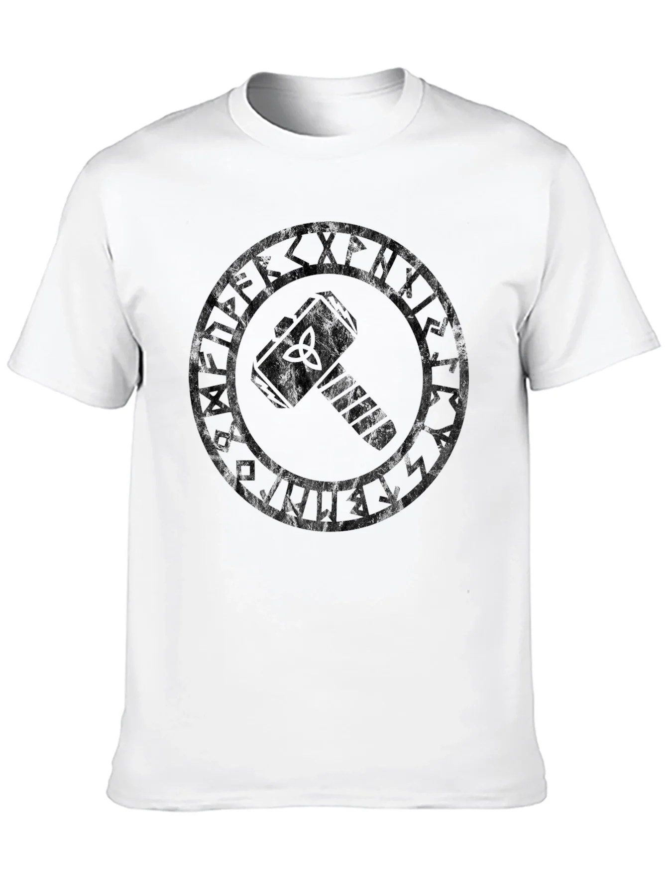 Viking Mjolnir T-Shirt - Black