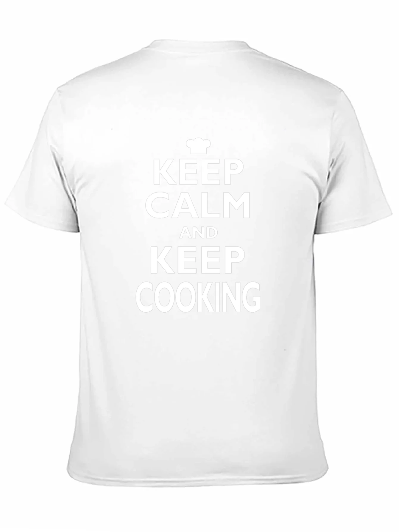 Keep Calm and Keep Cooking Black T-Shirt