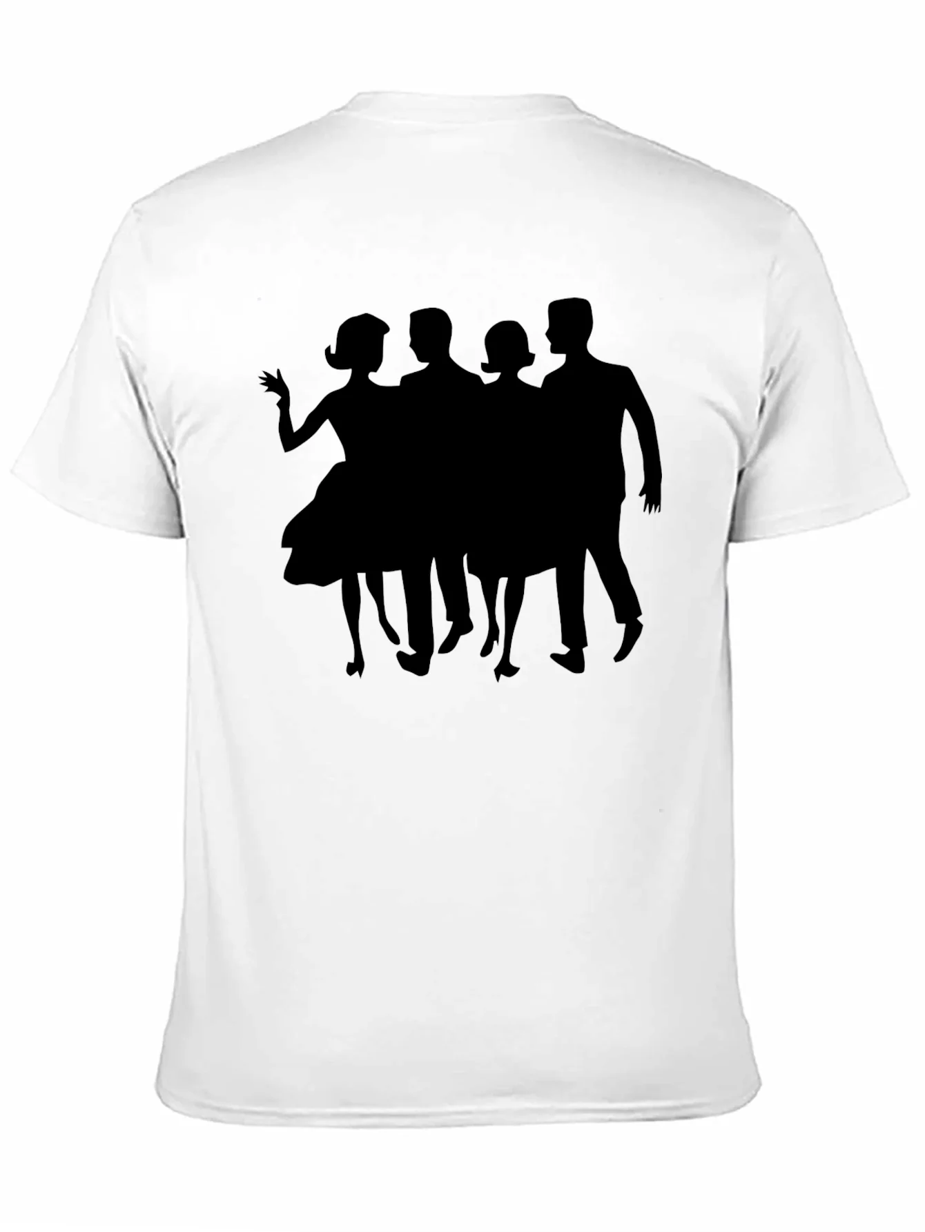 Retro Silhouette Crew Neck T-Shirt