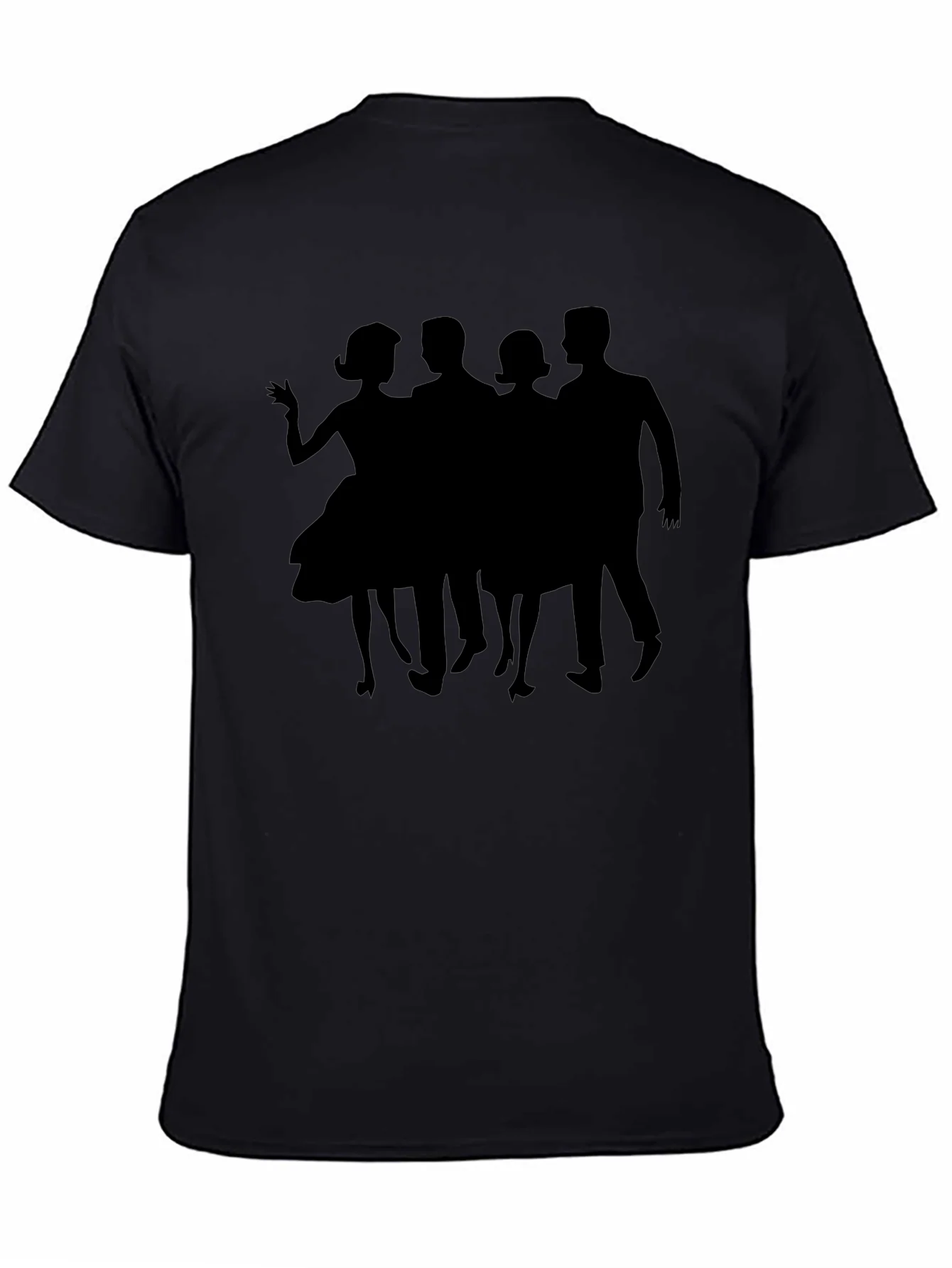 Retro Silhouette Crew Neck T-Shirt