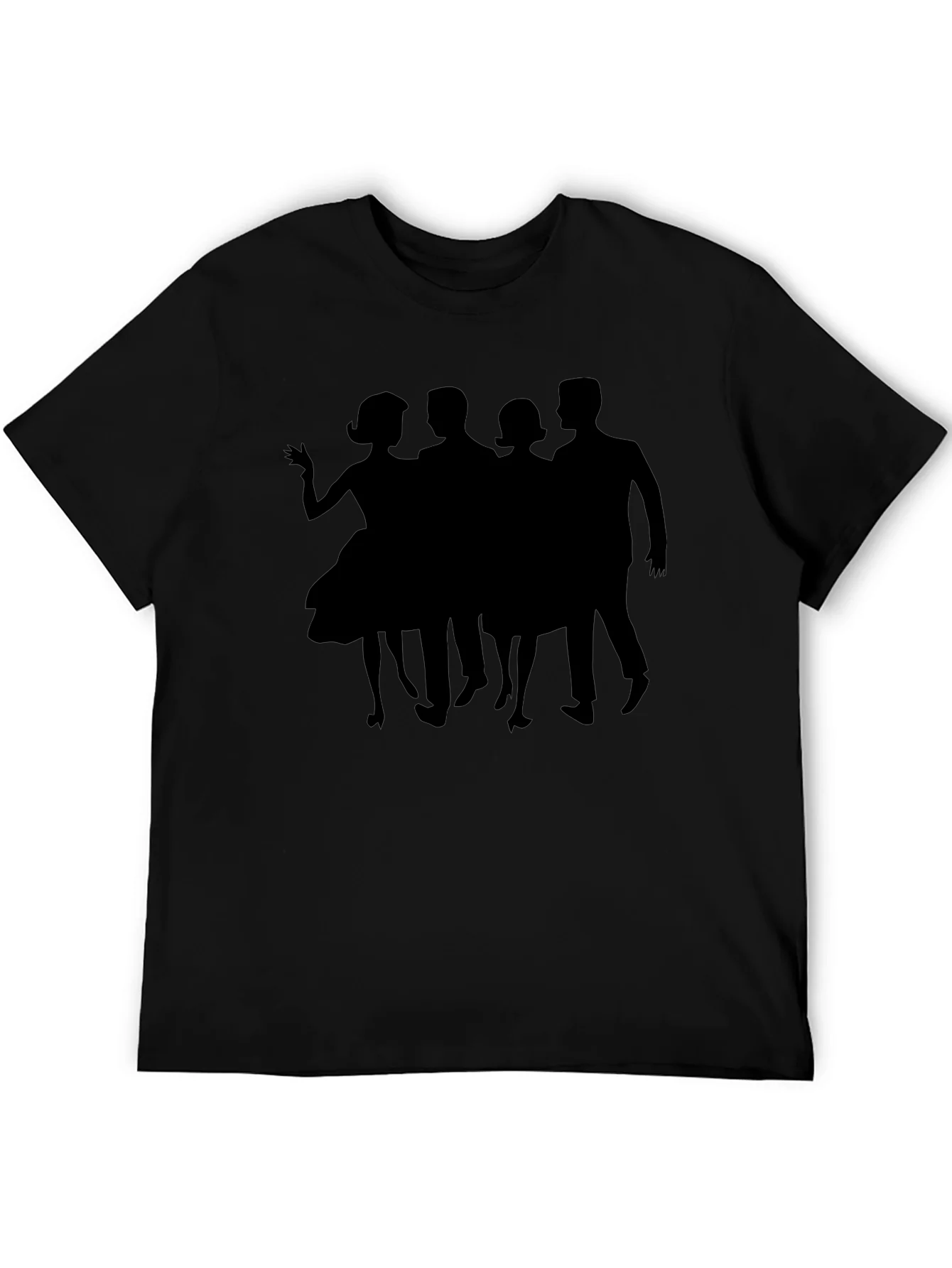 Retro Silhouette Crew Neck T-Shirt