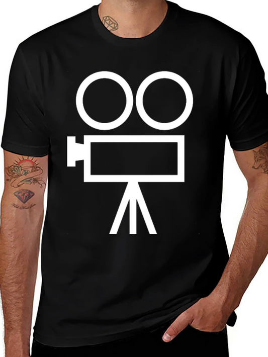 Classic Movie Camera Graphic T-Shirt