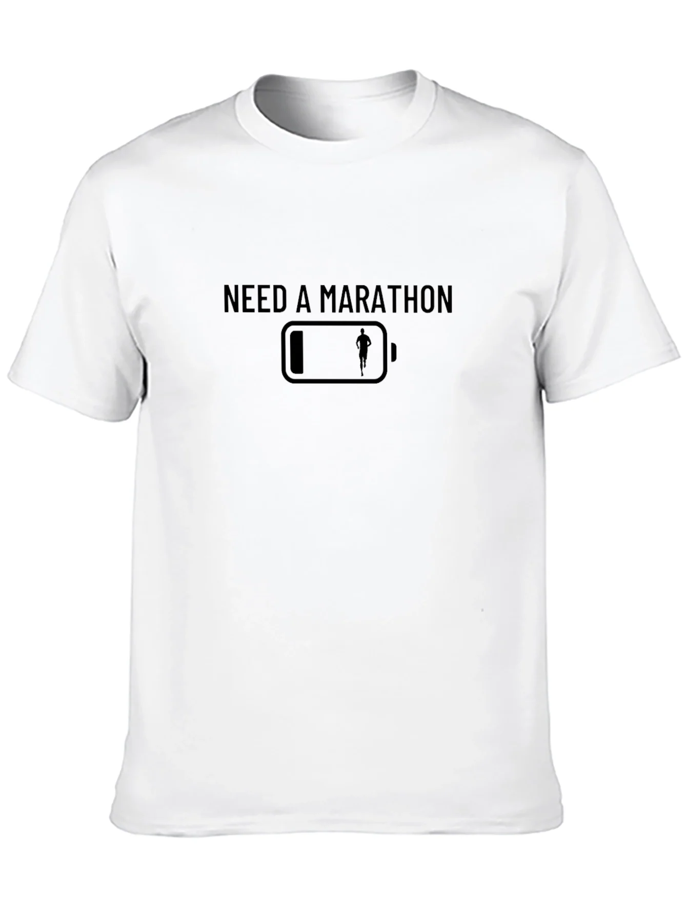 Need a Marathon T-Shirt - Low Battery Running Design