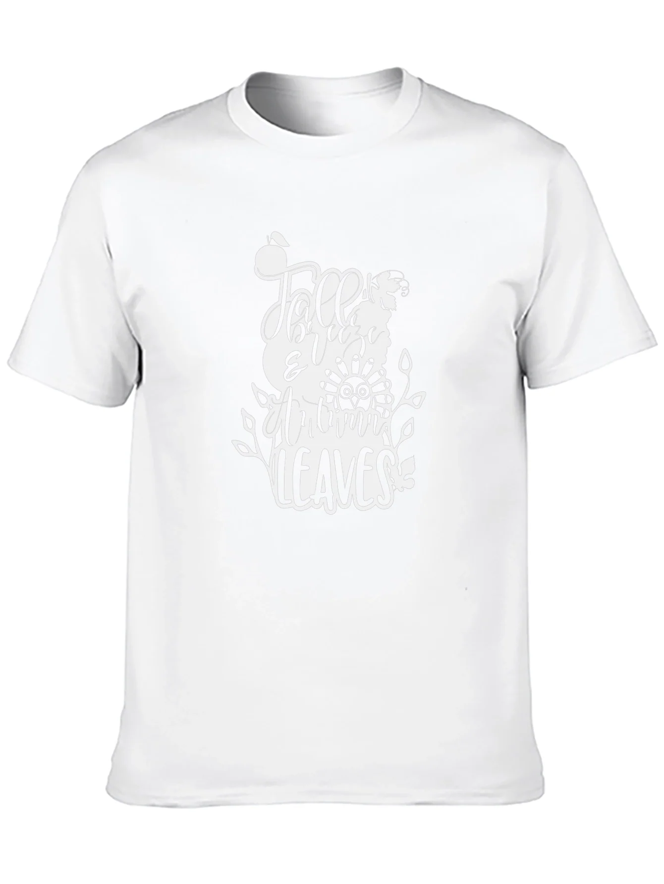 Fall Breeze Autumn Leaves Graphic Tee