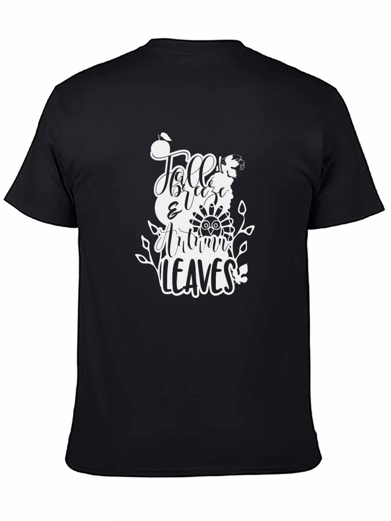 Fall Breeze Autumn Leaves Graphic Tee