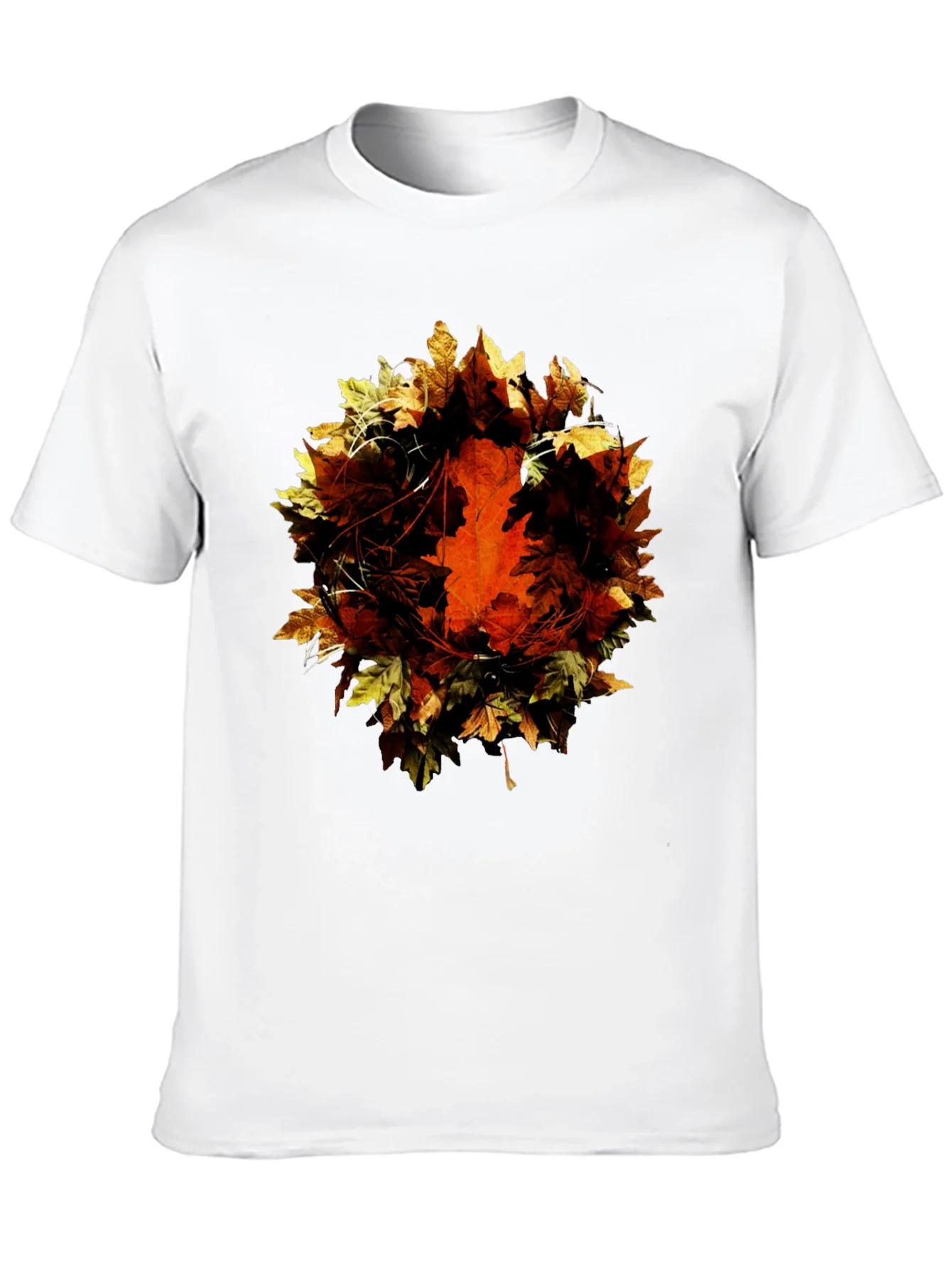 Autumn Leaves Graphic Tee - Stylish Fall Fashion