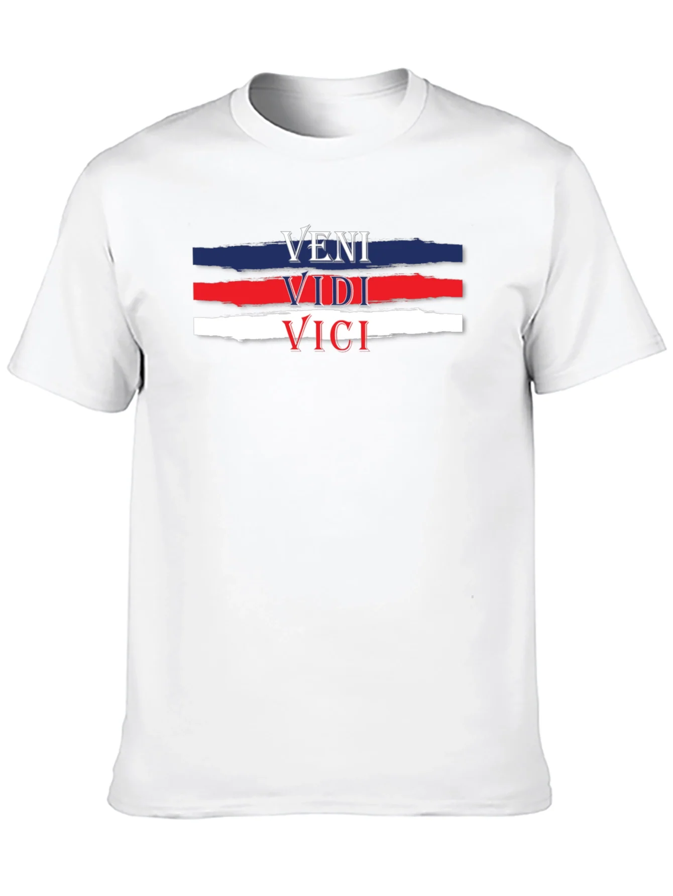 Veni Vidi Vici T-Shirt - Black Cotton Tee