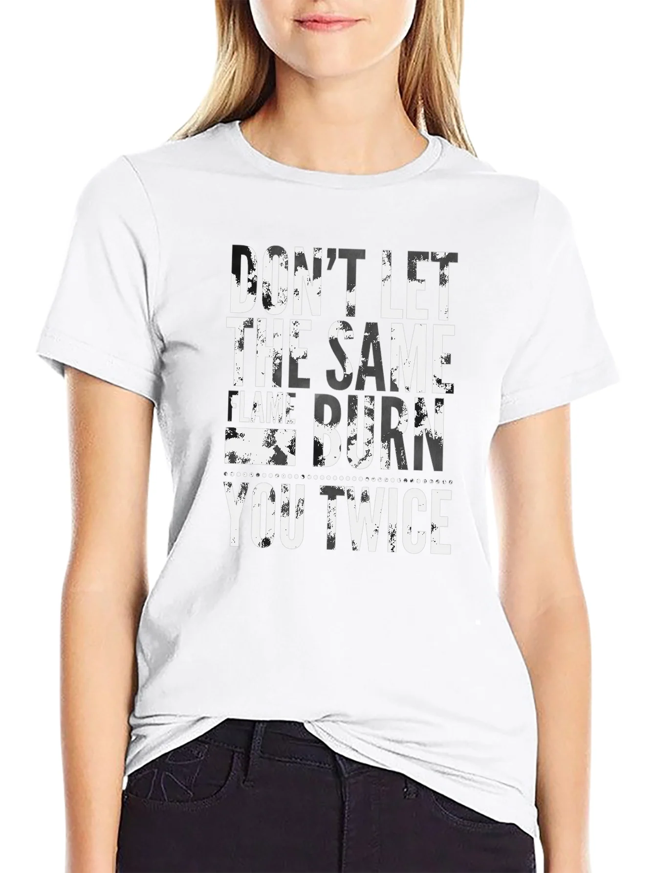 Dont Let It Burn Black Graphic T-Shirt