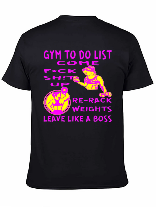 Gym To-Do List Graphic Tee