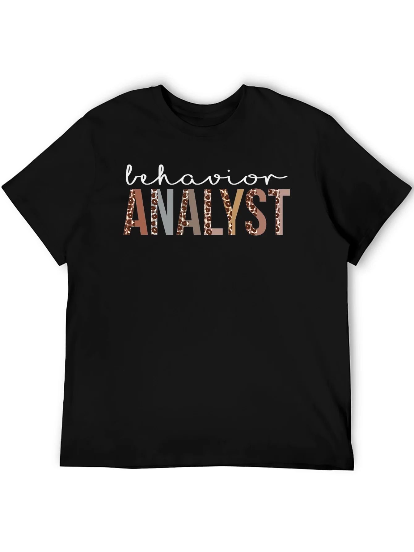 Behavior Analyst Leopard Print T-Shirt