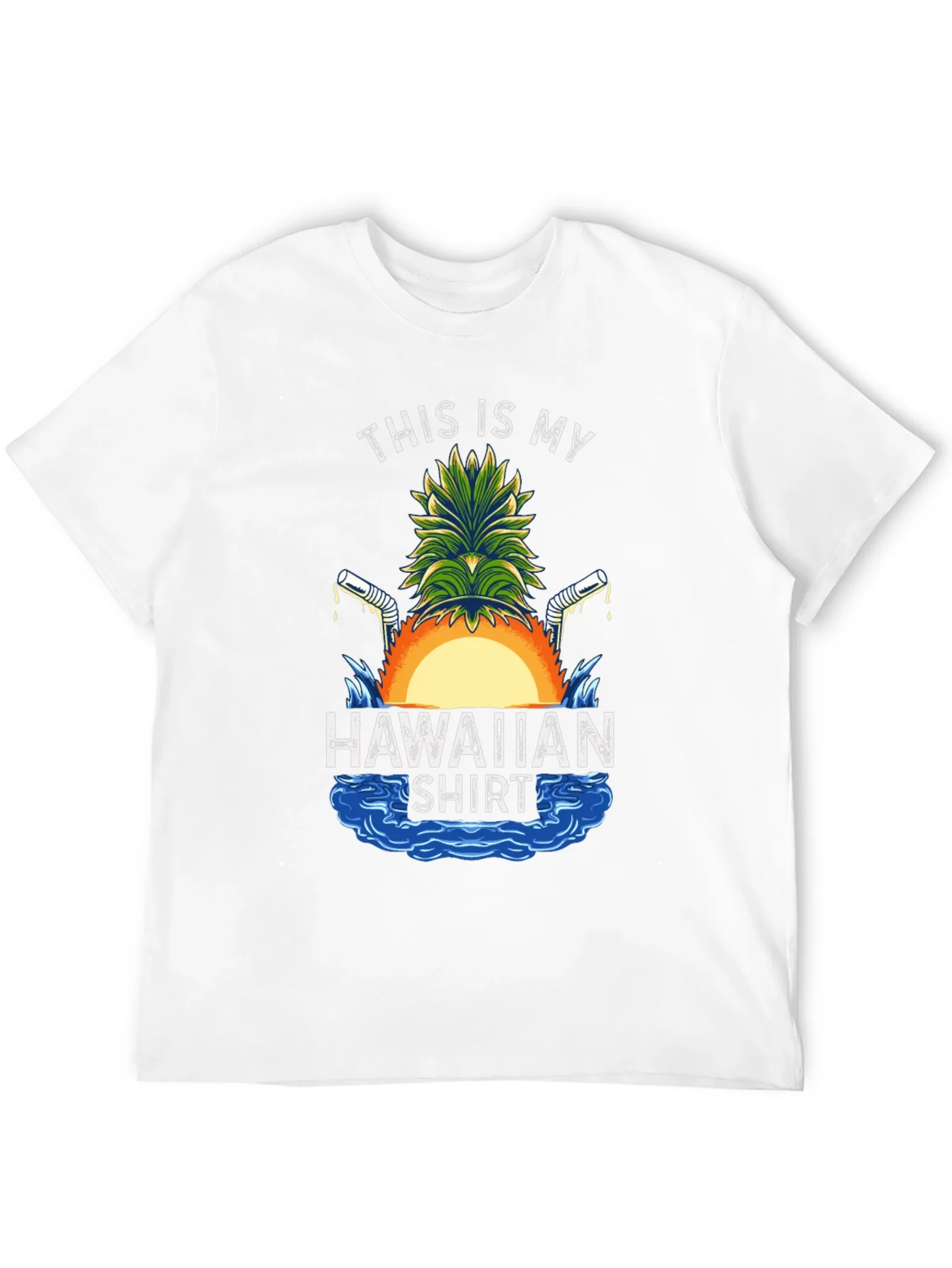 Funny Hawaiian Shirt Graphic Tee