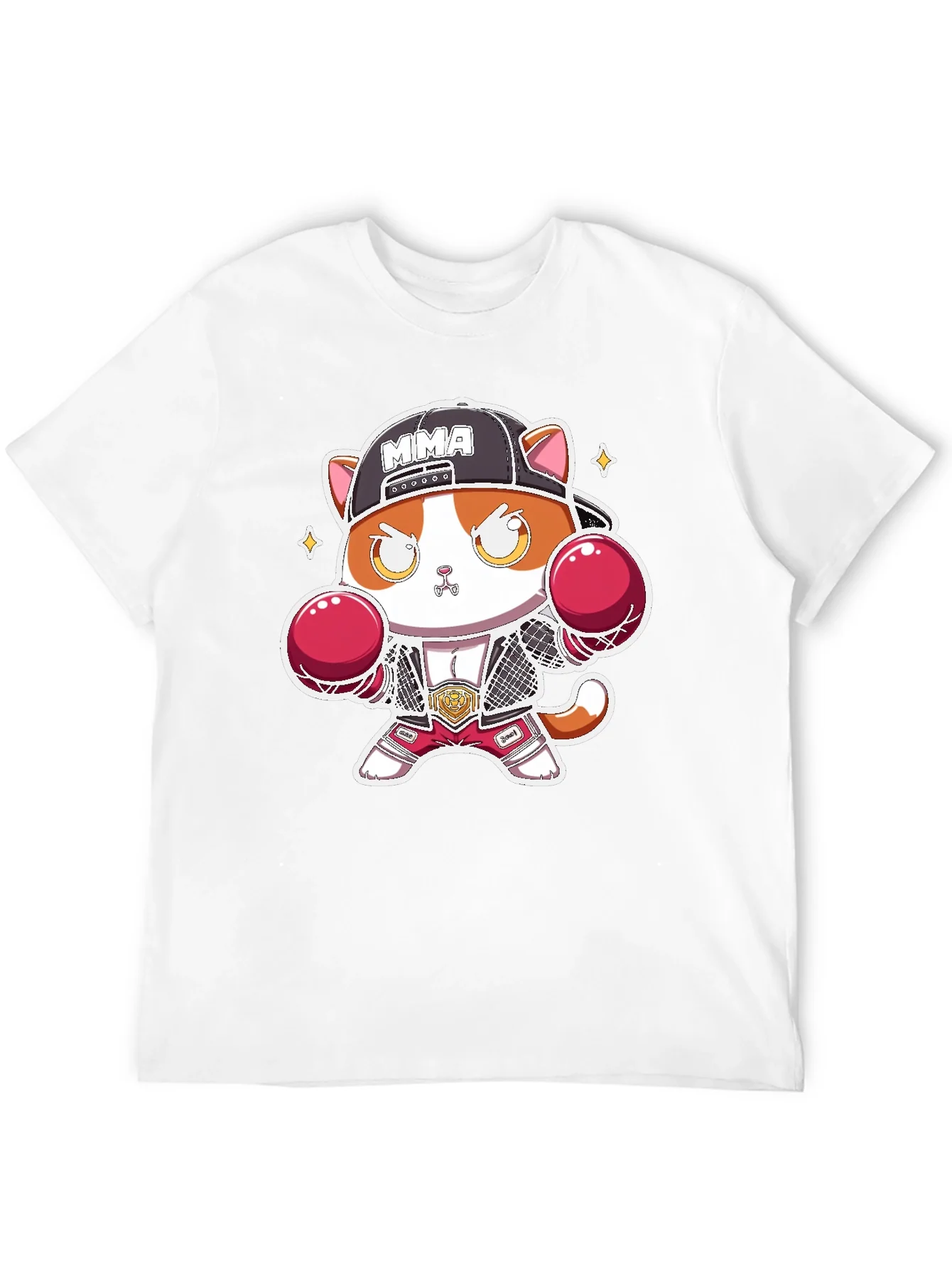 MMA Cat Black T-Shirt