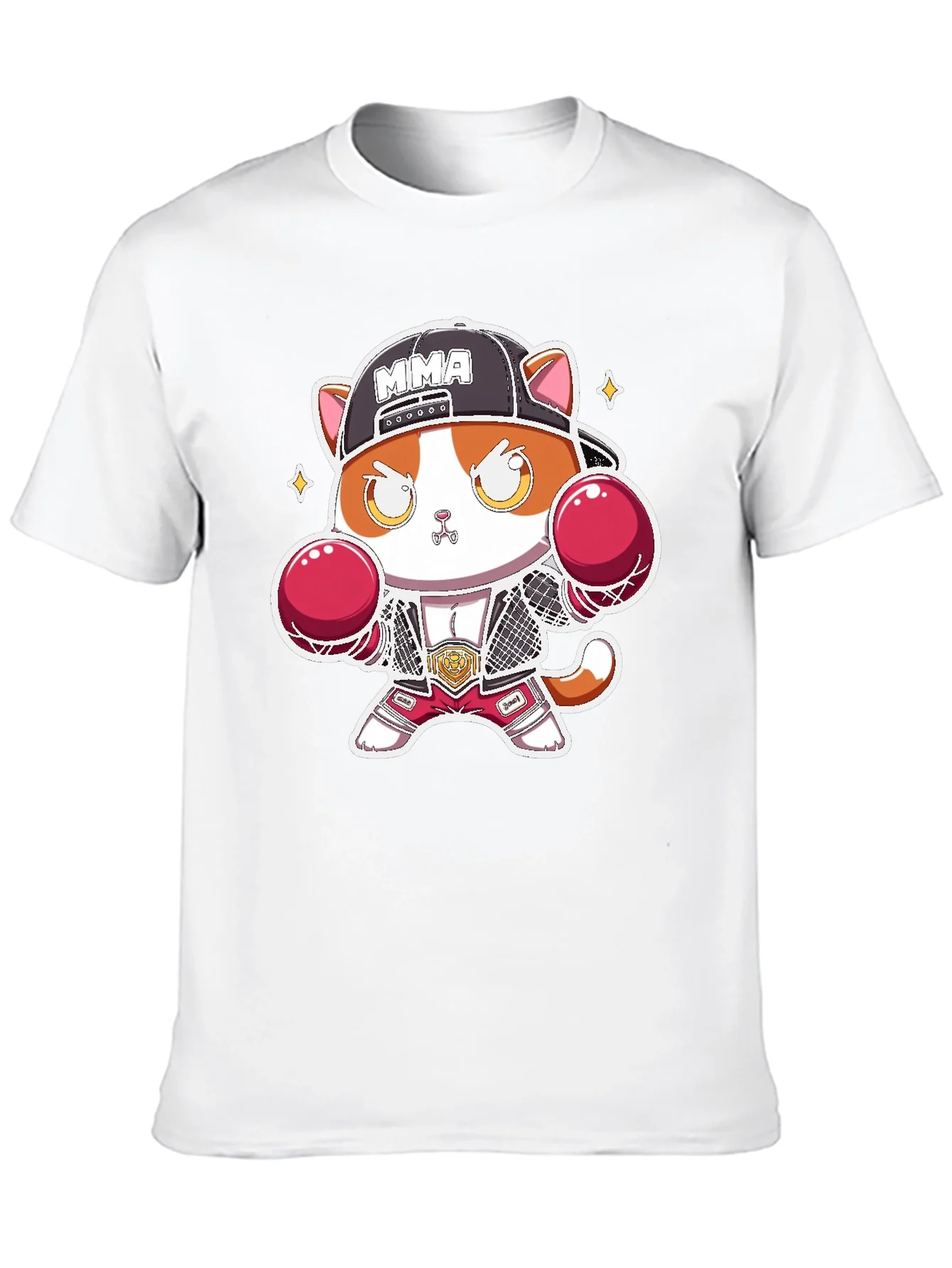 MMA Cat Black T-Shirt