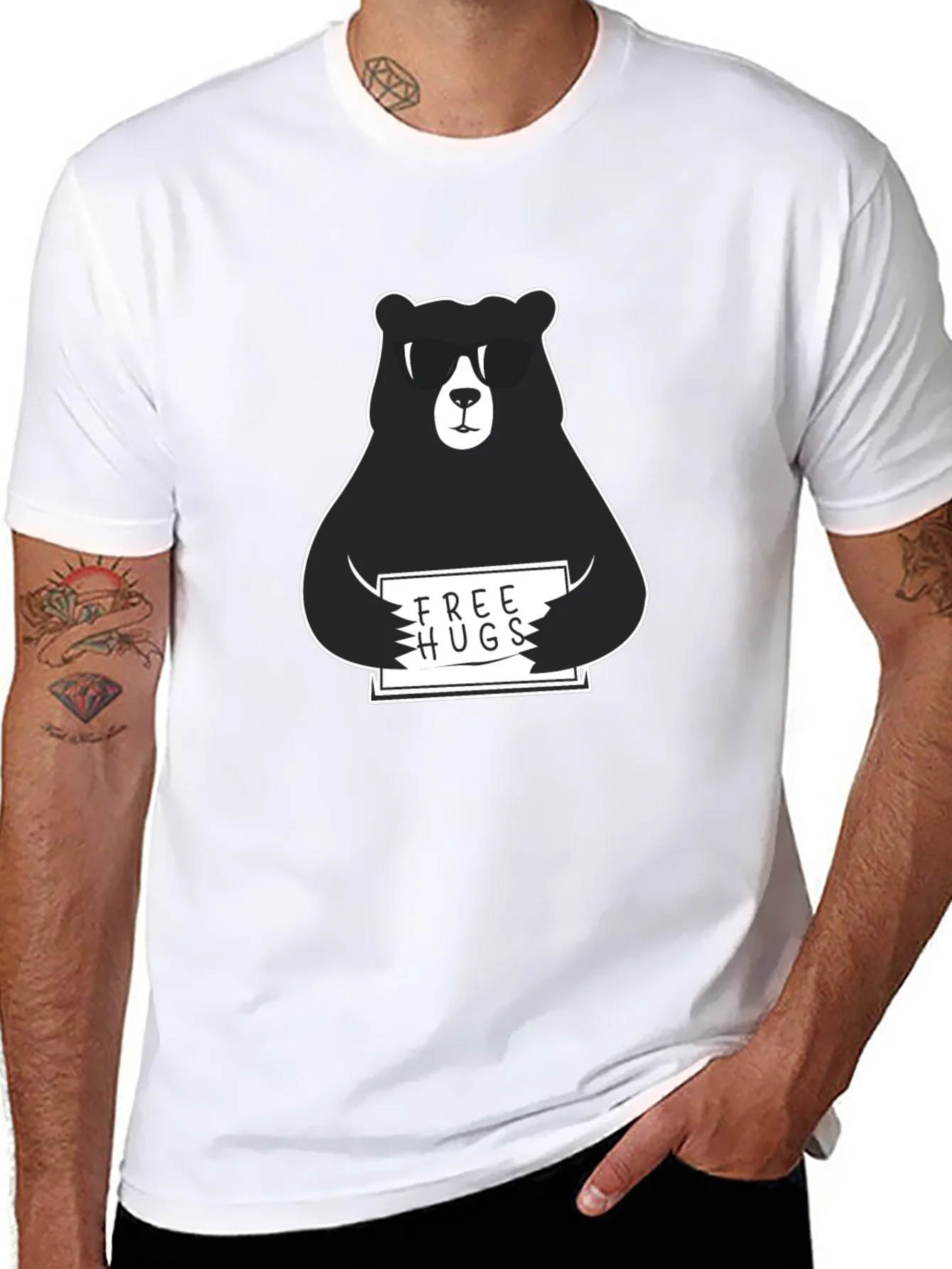 Free Hugs Bear T-Shirt