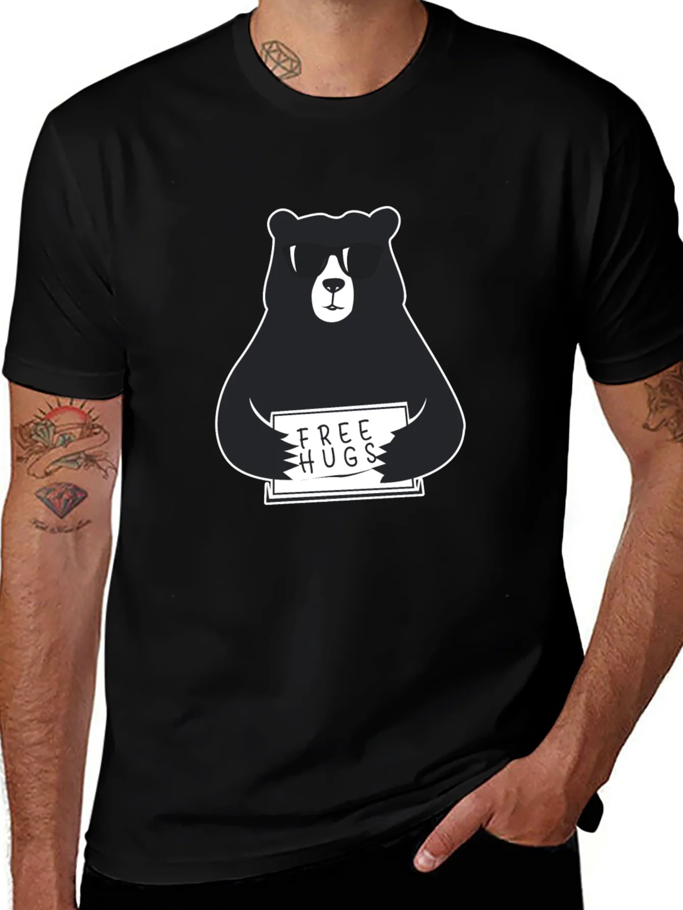 Free Hugs Bear T-Shirt