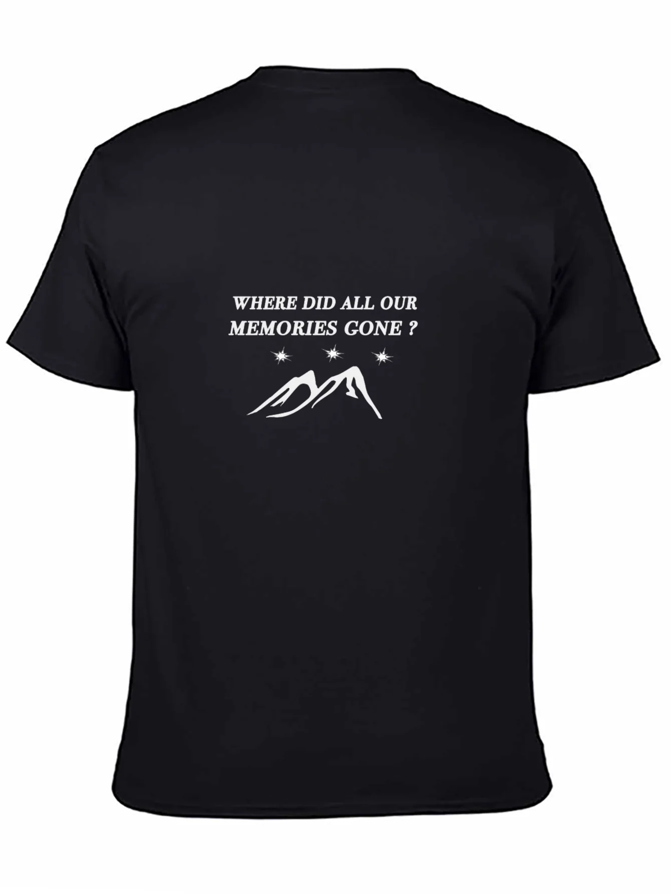 Memories Gone Graphic Tee - Black T-Shirt