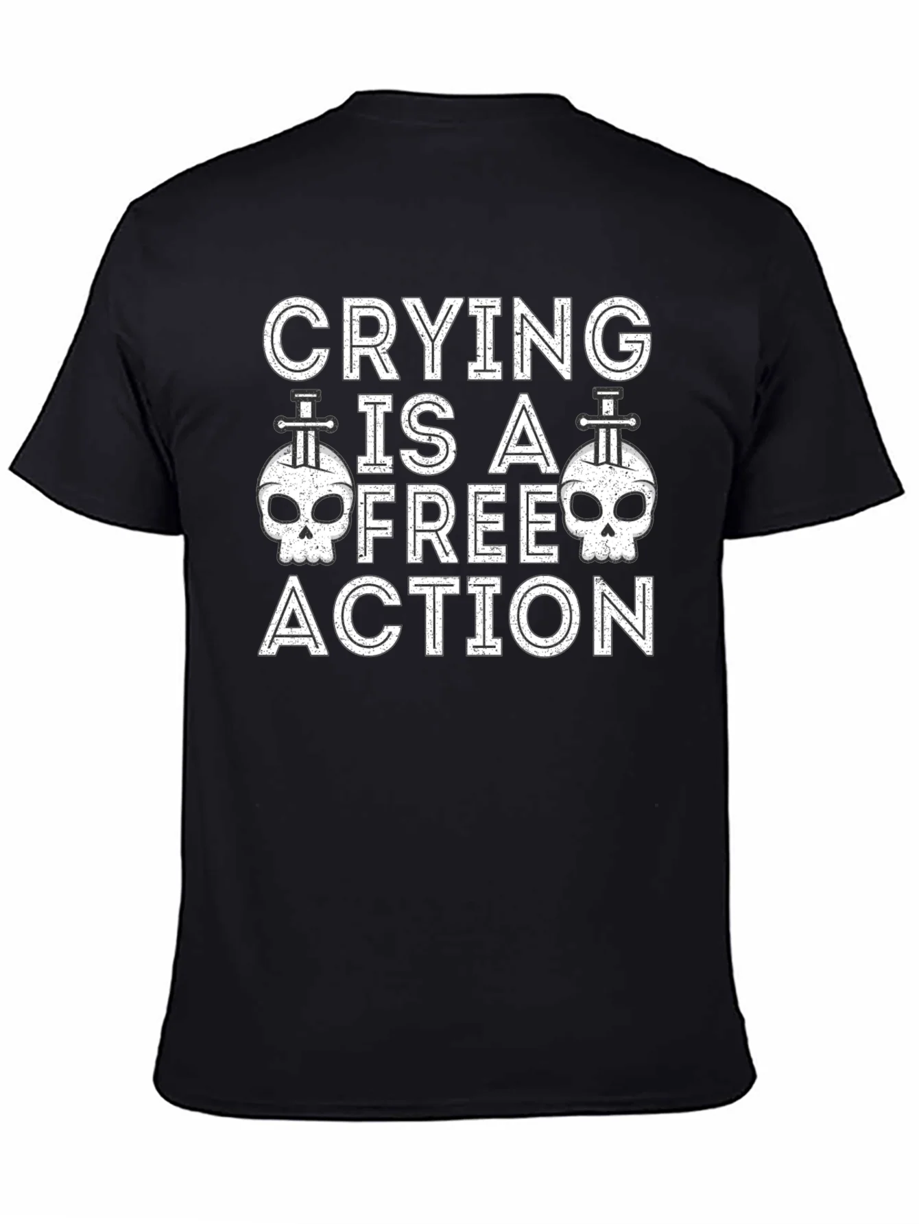 Crying is a Free Action Graphic Tee