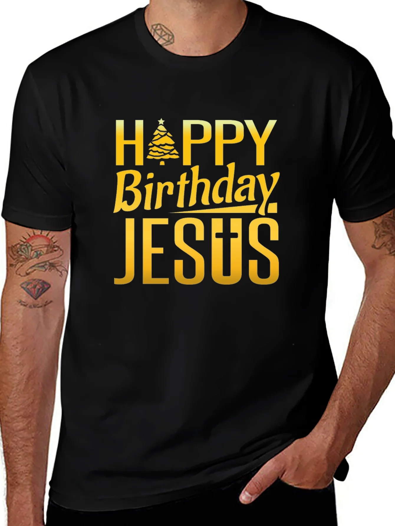 Happy Birthday Jesus T-Shirt Holiday Apparel