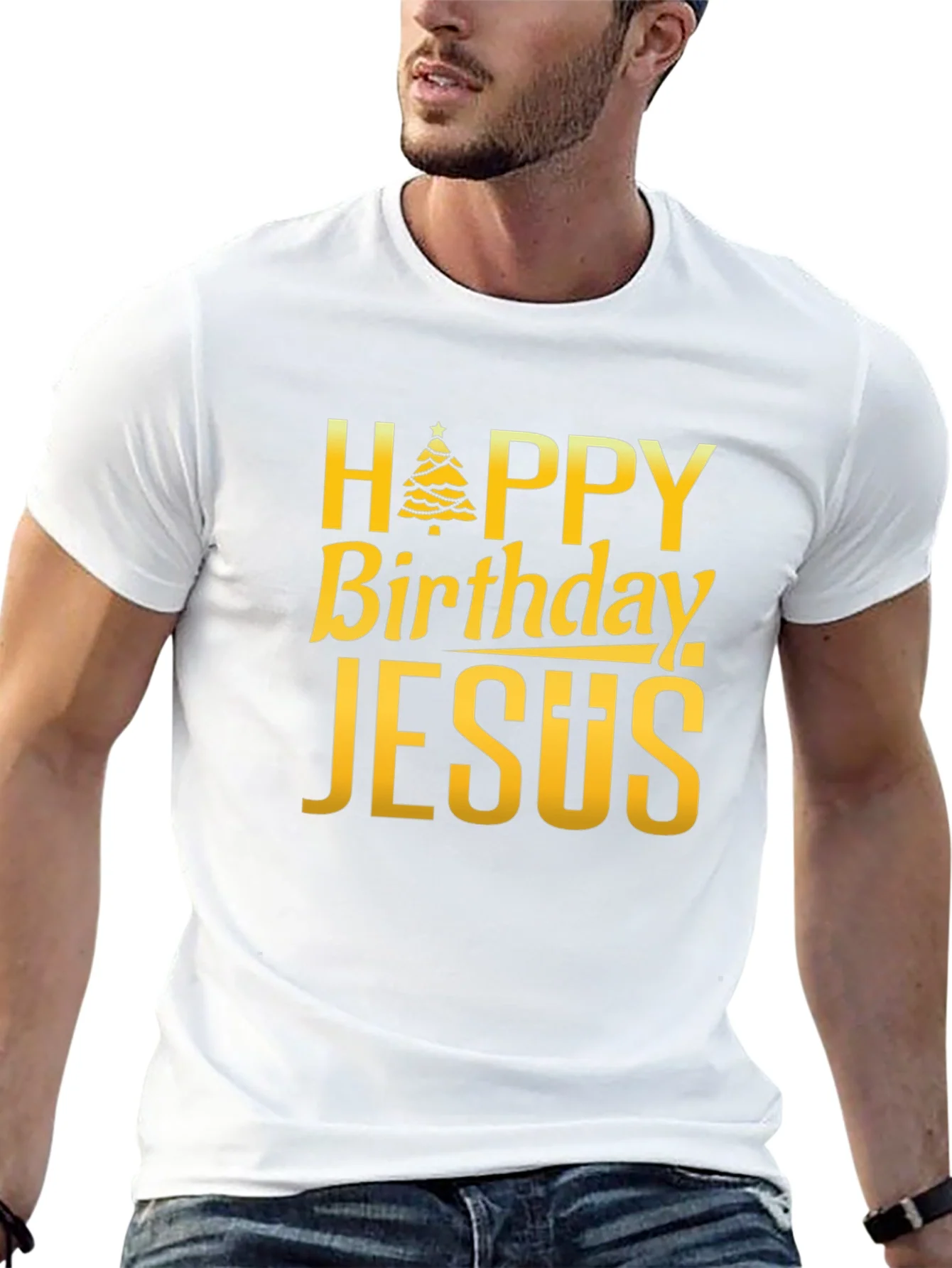 Happy Birthday Jesus T-Shirt Holiday Apparel