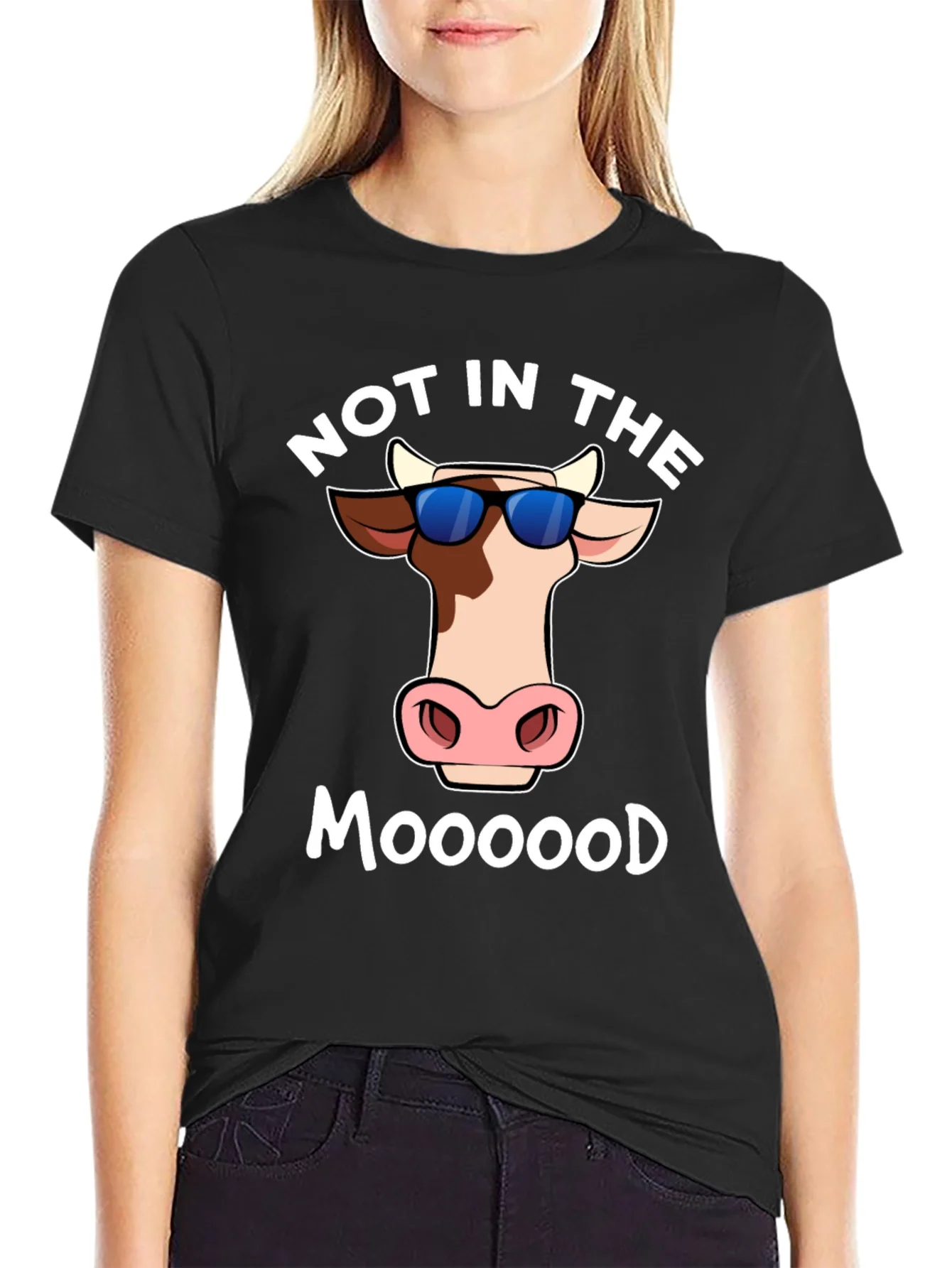 Not In The Moood T-Shirt - Funny Cow Tee