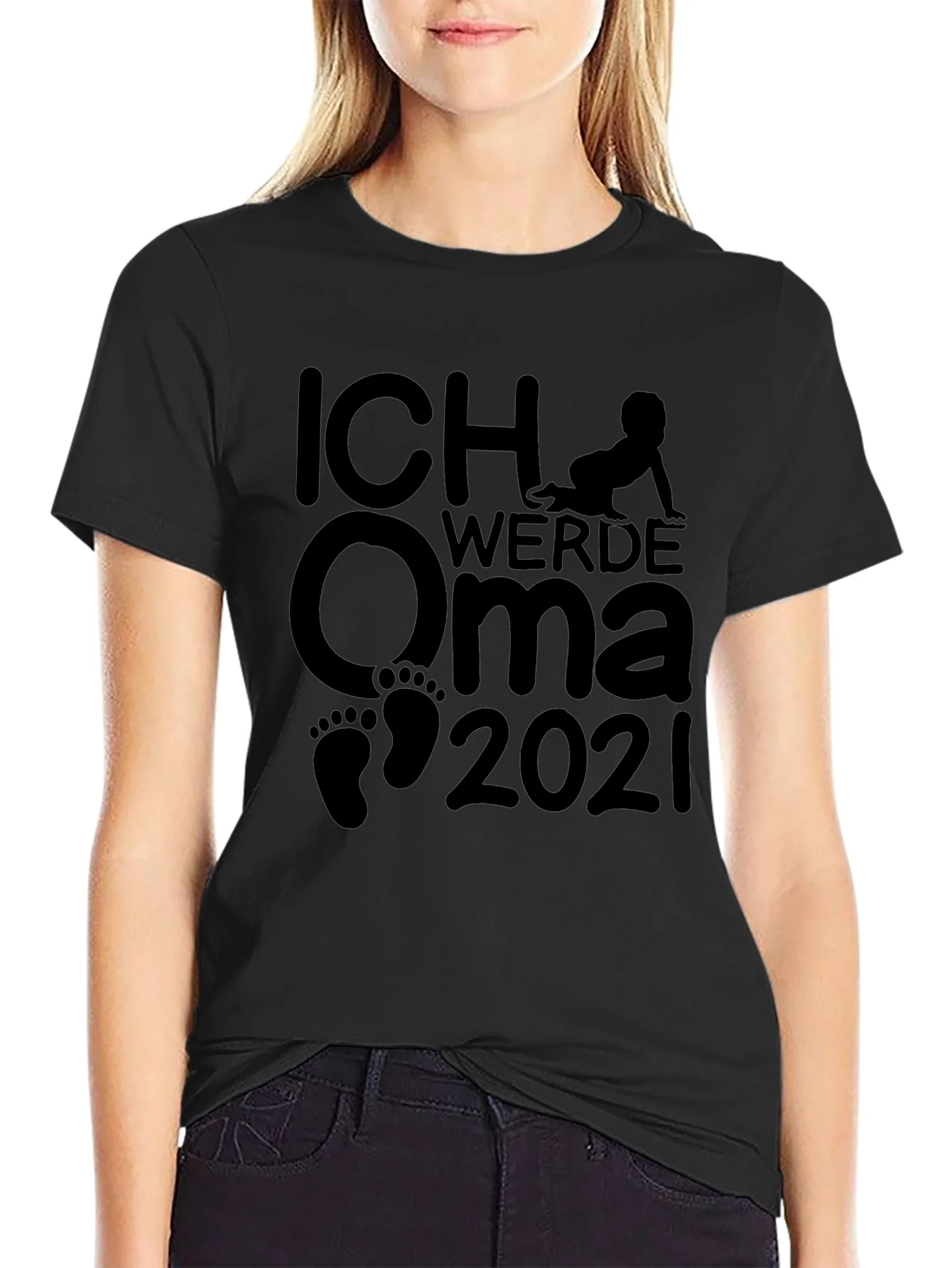 Ich Werde Oma 2021 T-Shirt - Expecting Grandma Tee
