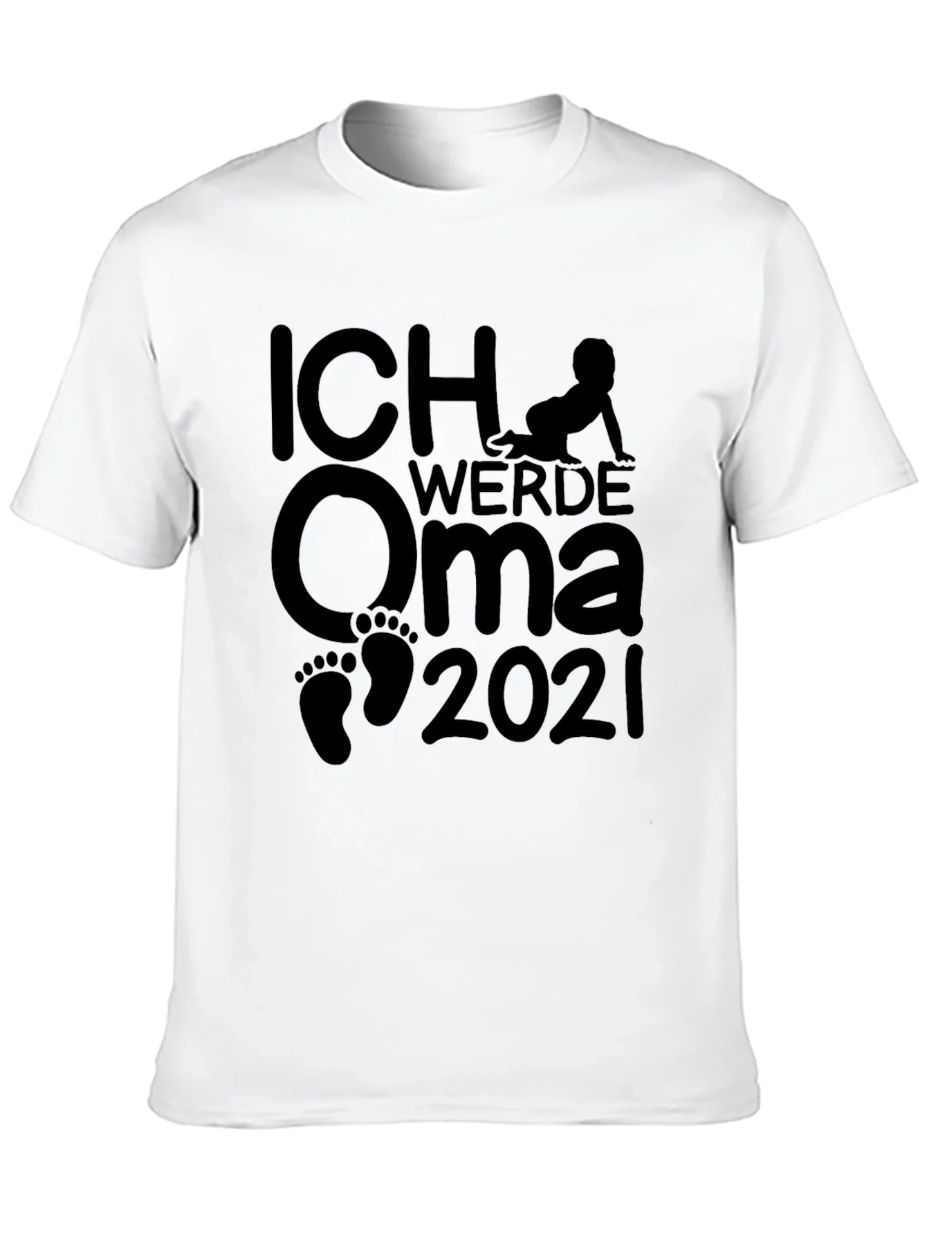 Ich Werde Oma 2021 T-Shirt - Expecting Grandma Tee