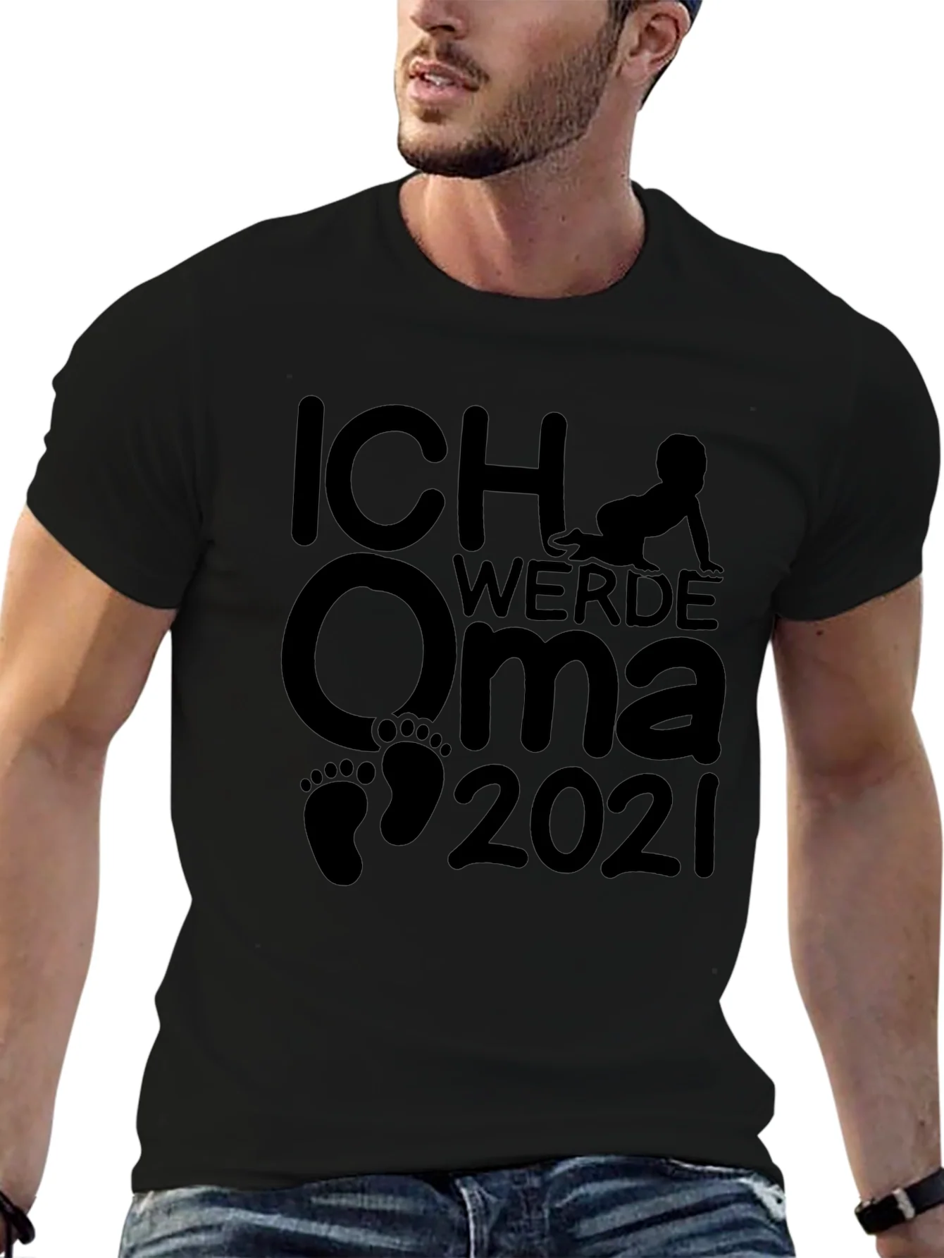 Ich Werde Oma 2021 T-Shirt - Expecting Grandma Tee
